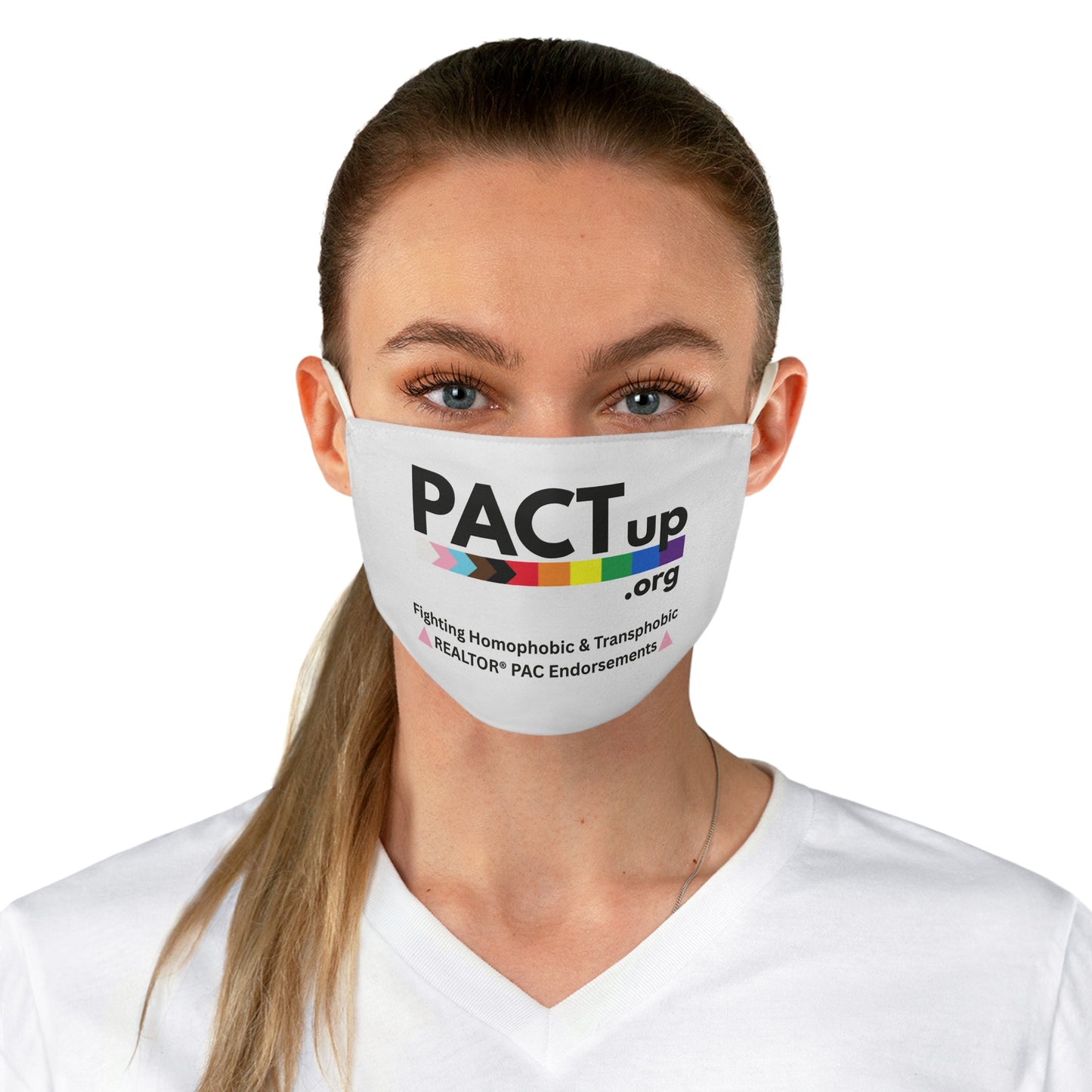 PACT Up - LGBTQ- Pride Fabric Face Mask