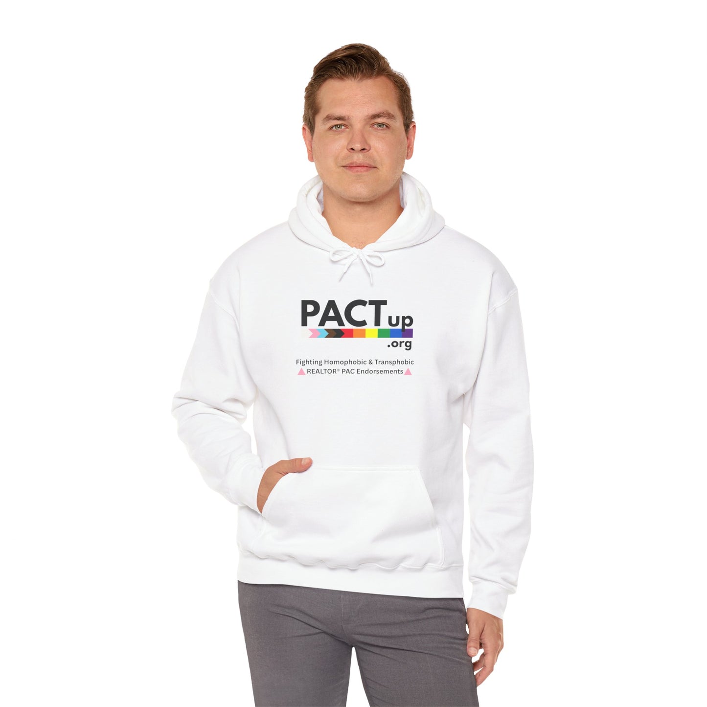 PACT UP - PRIDE Advocacy Tee, LGBTQ+ Hoodie | Unisex Comfortable Sweatshirt | Support LGBTQ+ Rights | Gender Equality Apparel | Perfect Gift for Allies