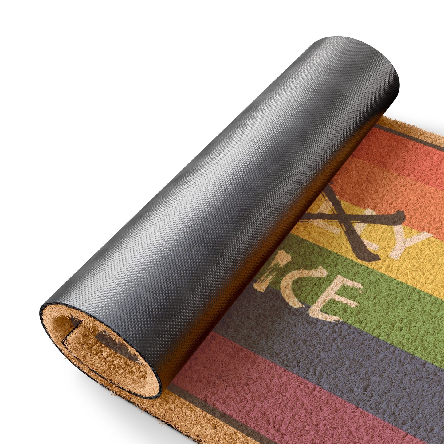 LGBTQ Pride - Proud Accomplice Doormat - Colorful Rainbow Welcome Mat for LGBTQ+ Support