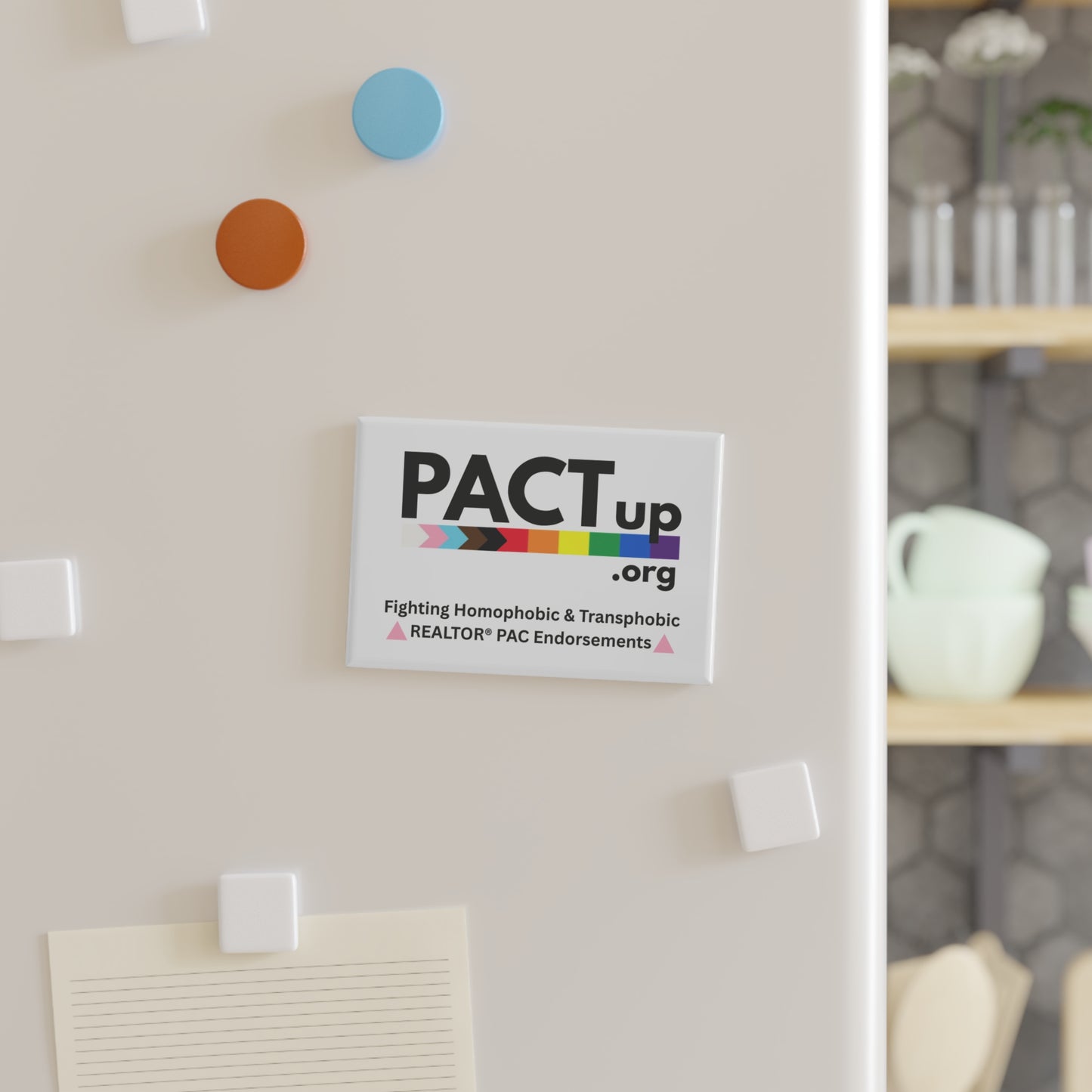 PACT Up - Proud Magnet - Rainbow LGBTQ+ Support