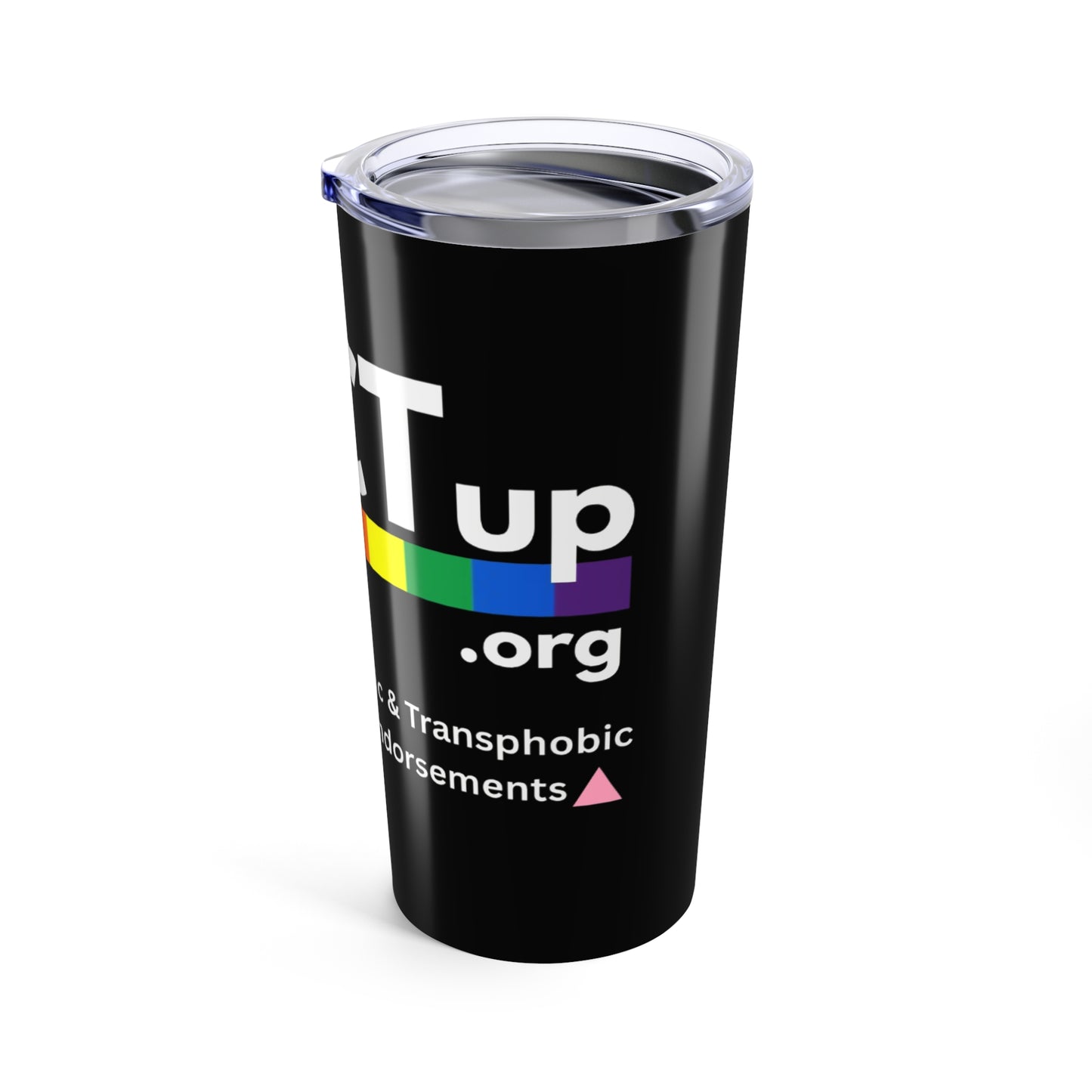 PACT UP - LGBTQ - Pride 20oz Tumbler - Celebrate Love & Inclusivity