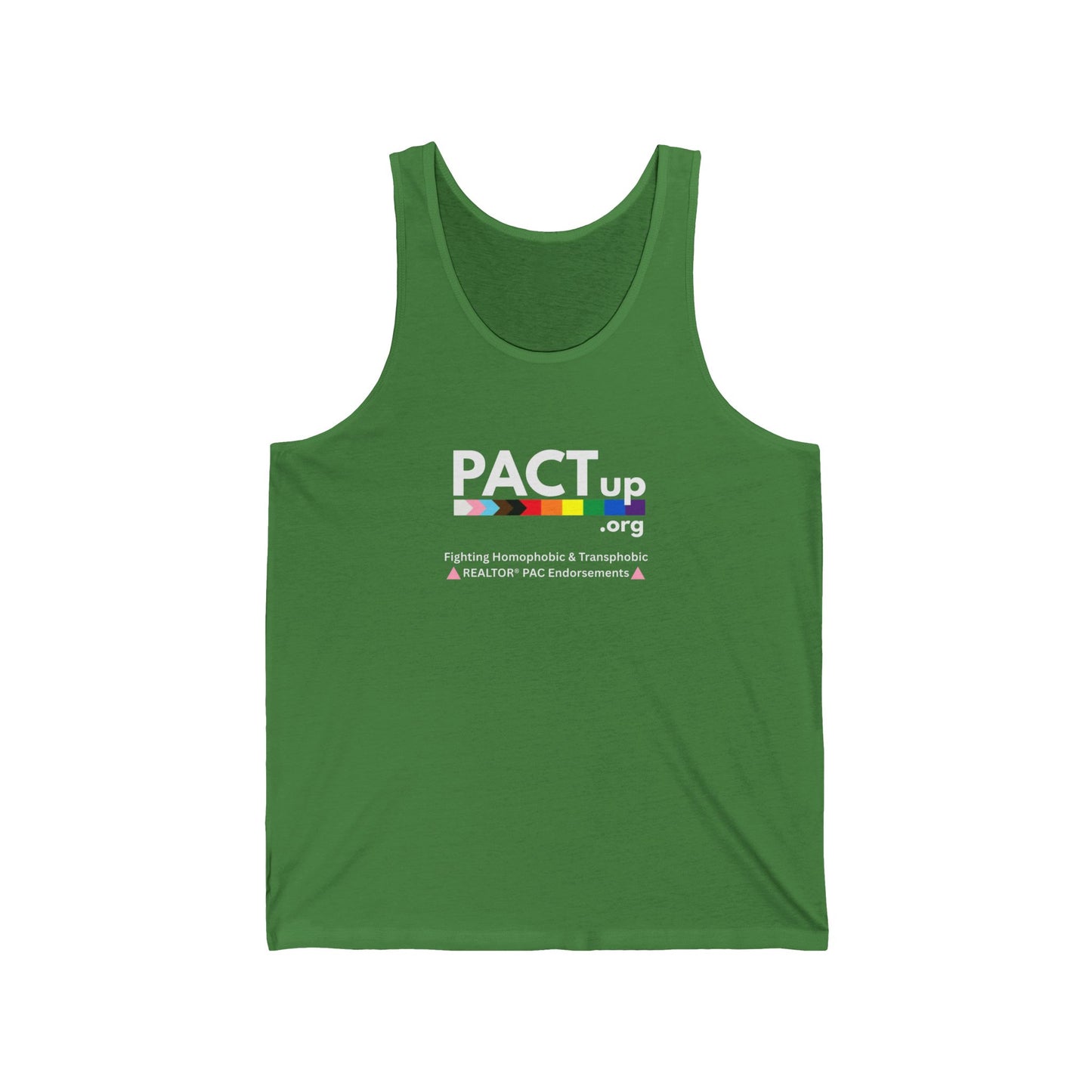 PACT UP - LGBTQ - Pride Unisex Jersey Tank Top - '' Statement Tee