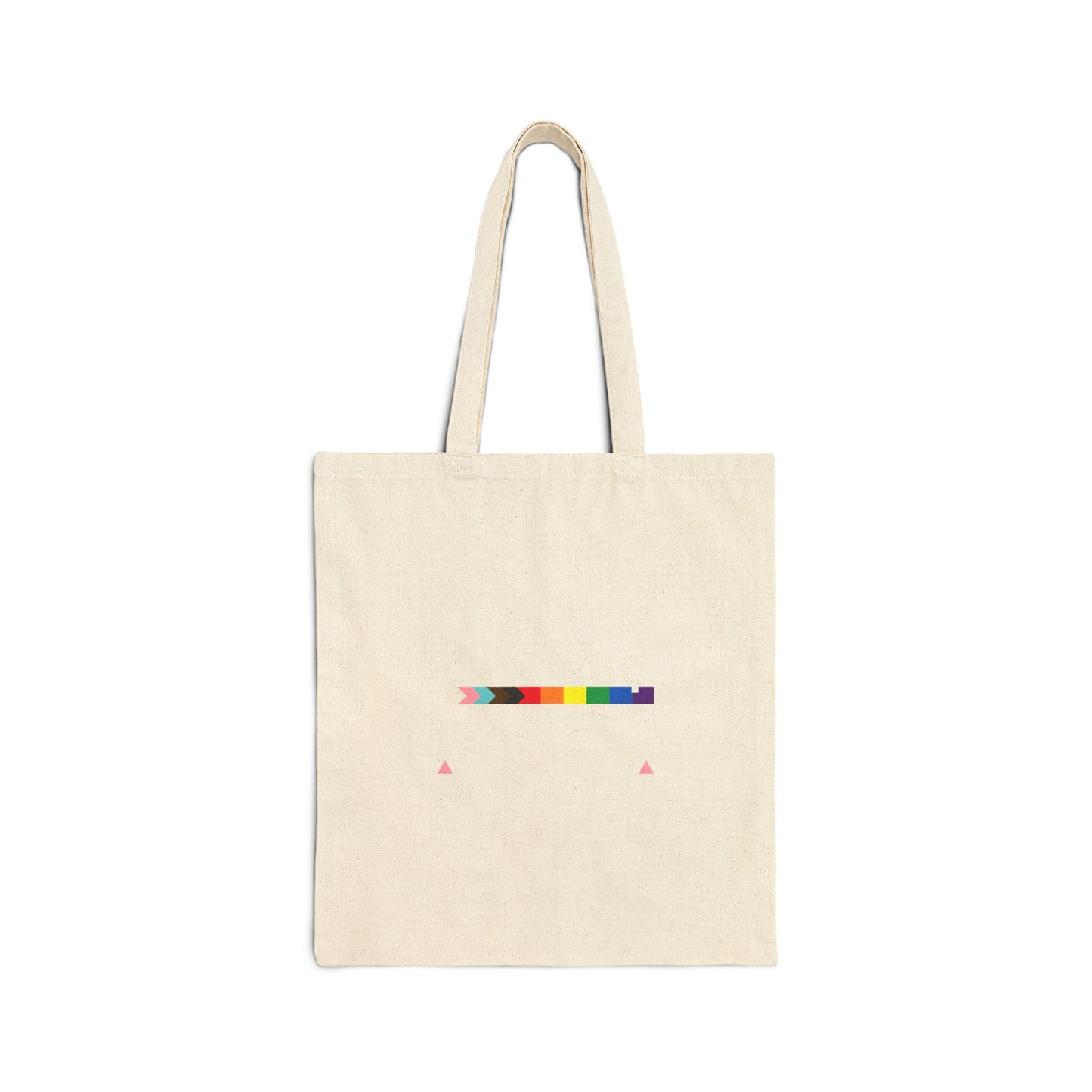 PACT Up - Cotton Canvas Tote Bag - Eco-Friendly Rainbow Pride Design