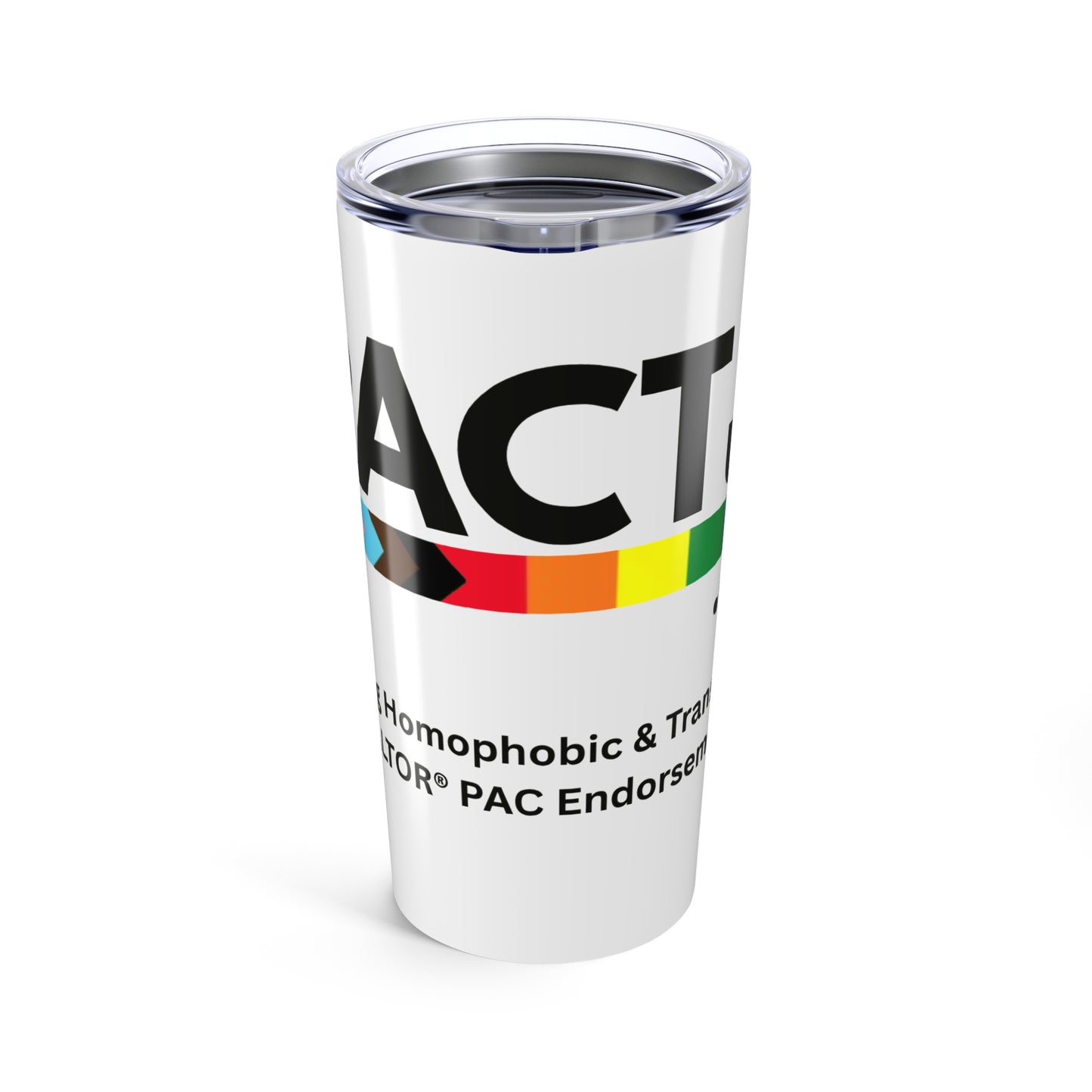 PACT UP - LGBTQ - Pride 20oz Tumbler - Celebrate Love & Inclusivity