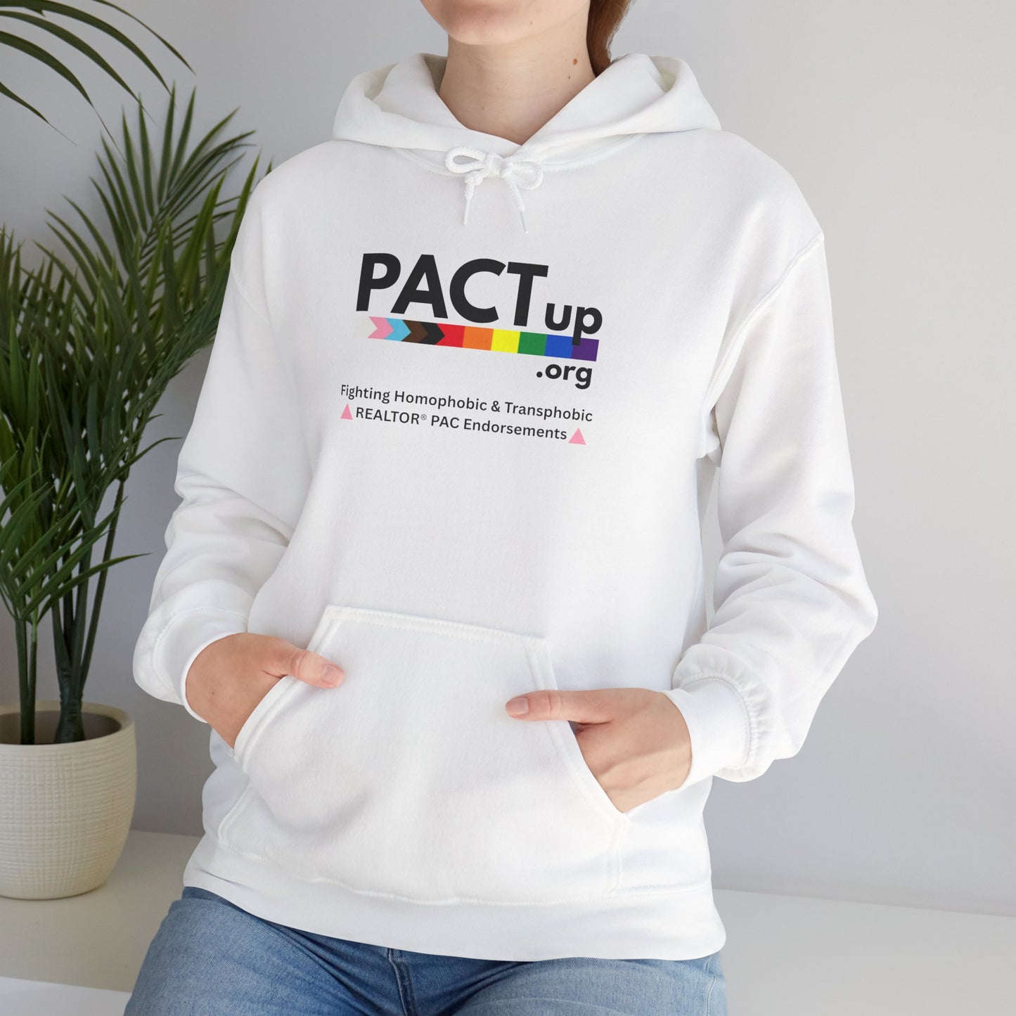 PACT UP - PRIDE Advocacy Tee, LGBTQ+ Hoodie | Unisex Comfortable Sweatshirt | Support LGBTQ+ Rights | Gender Equality Apparel | Perfect Gift for Allies