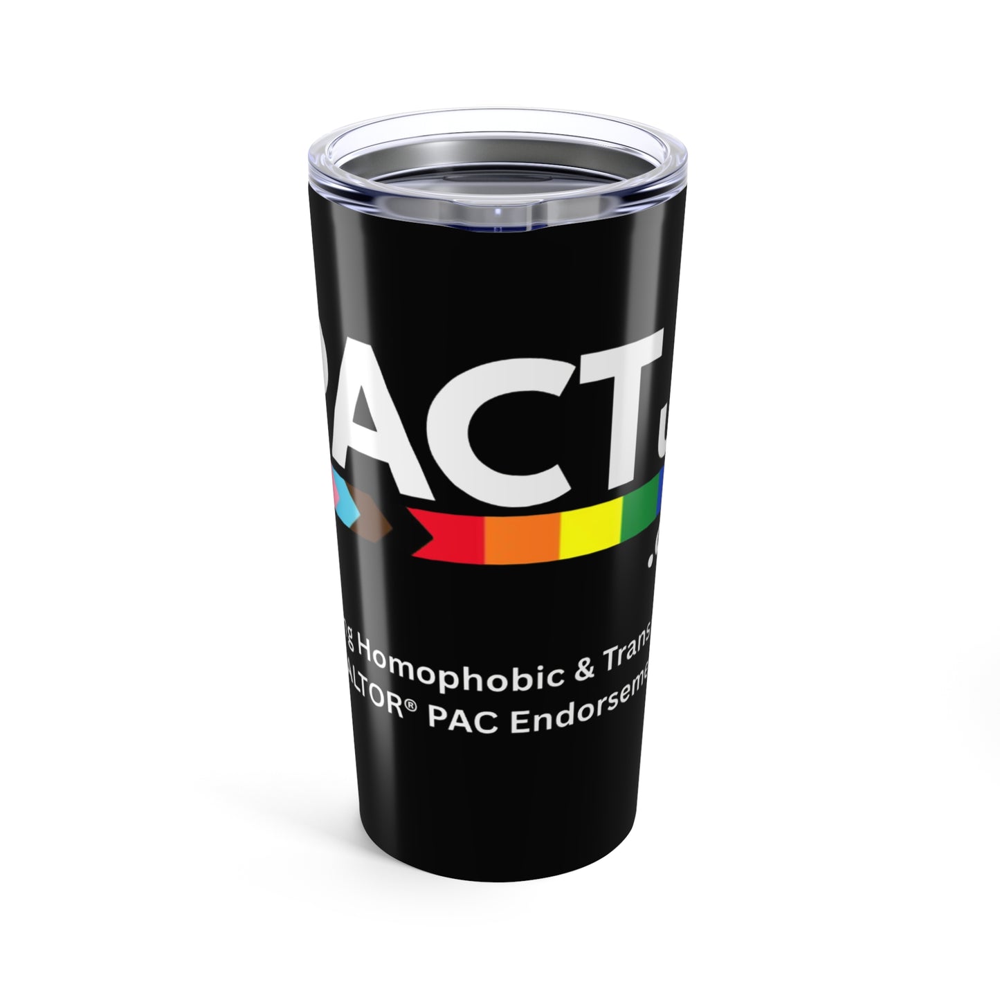 PACT UP - LGBTQ - Pride 20oz Tumbler - Celebrate Love & Inclusivity