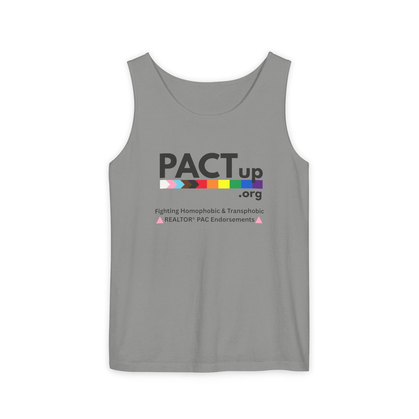 PACT Up - LGBTQ PRIDE - Unisex Garment-Dyed Tank Top