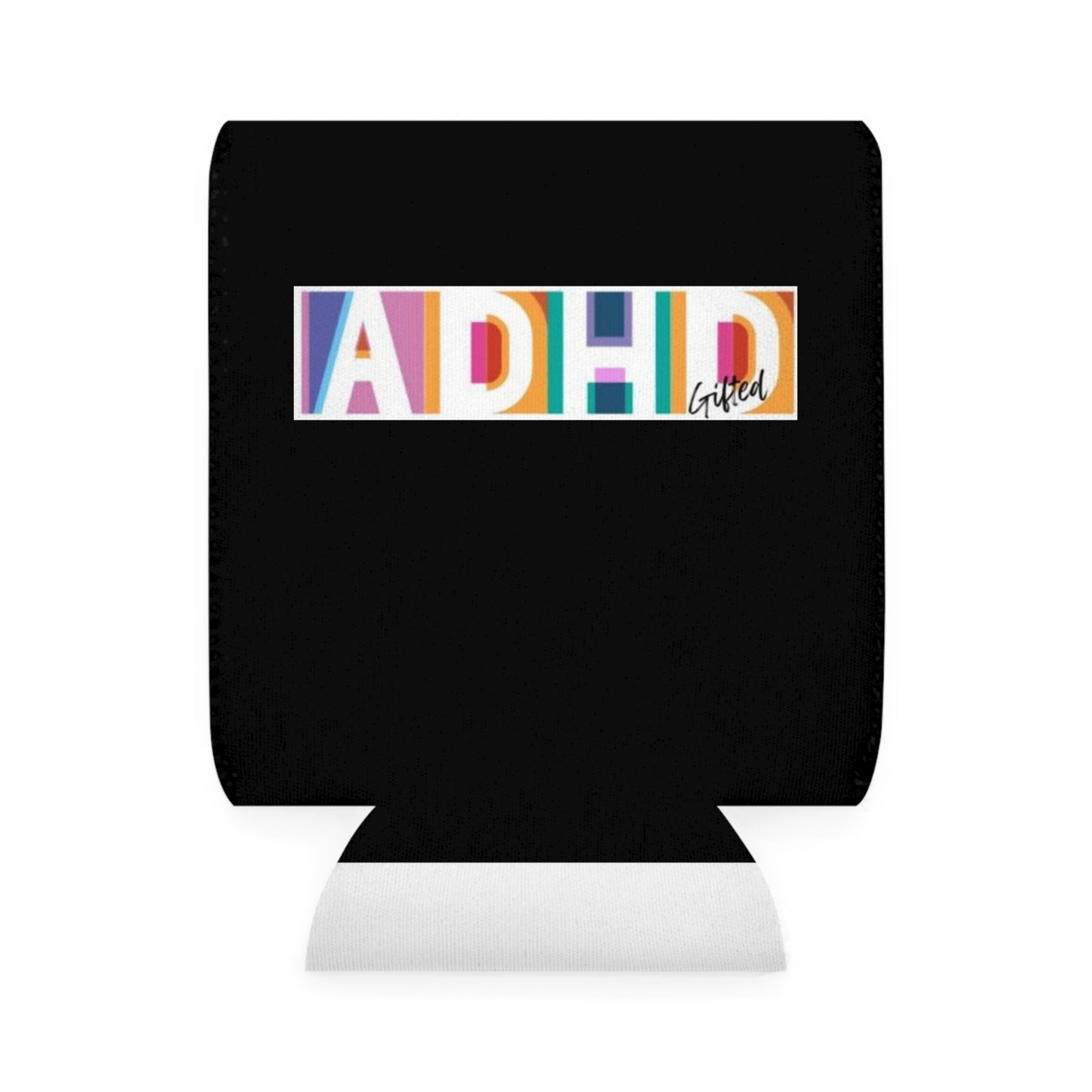ADHD Gifted - Pride Can Cooler Sleeve | Eco-Friendly Beverage Holder, Party Accessory, Summer Celebrations, Gift for Allies