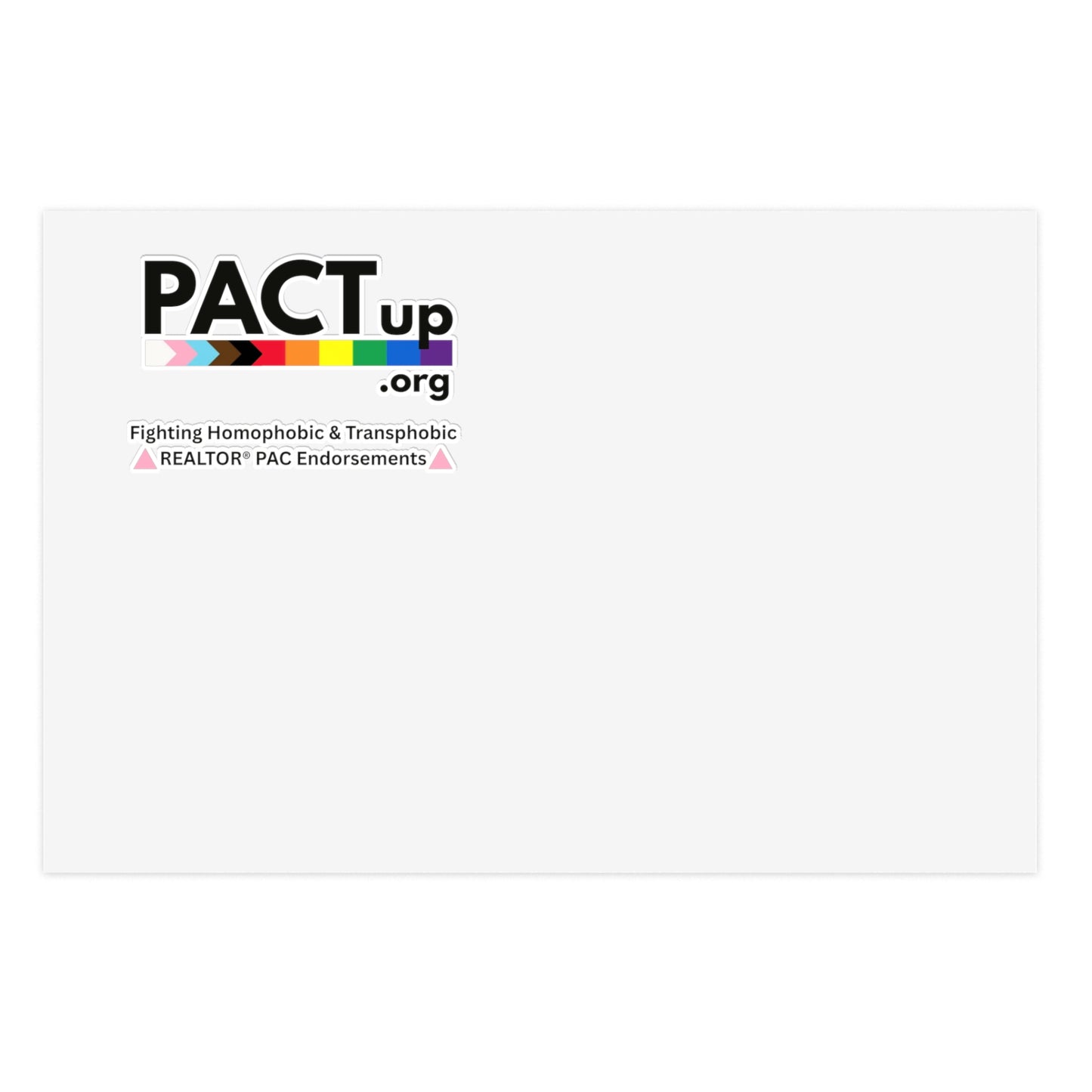 PACT UP - Proud Sticker Sheet - LGBTQ+ Pride Stickers for Self-Expression