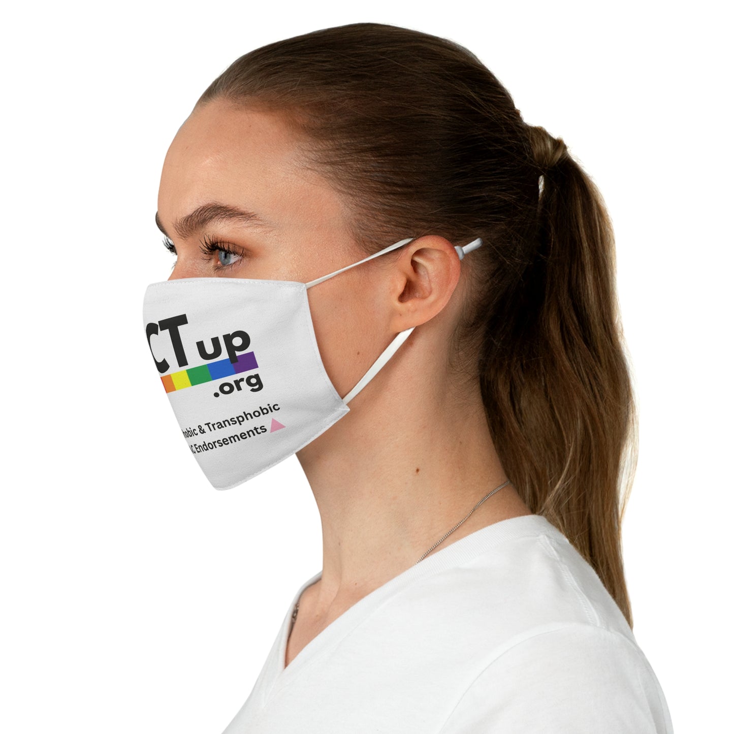PACT Up - LGBTQ- Pride Fabric Face Mask
