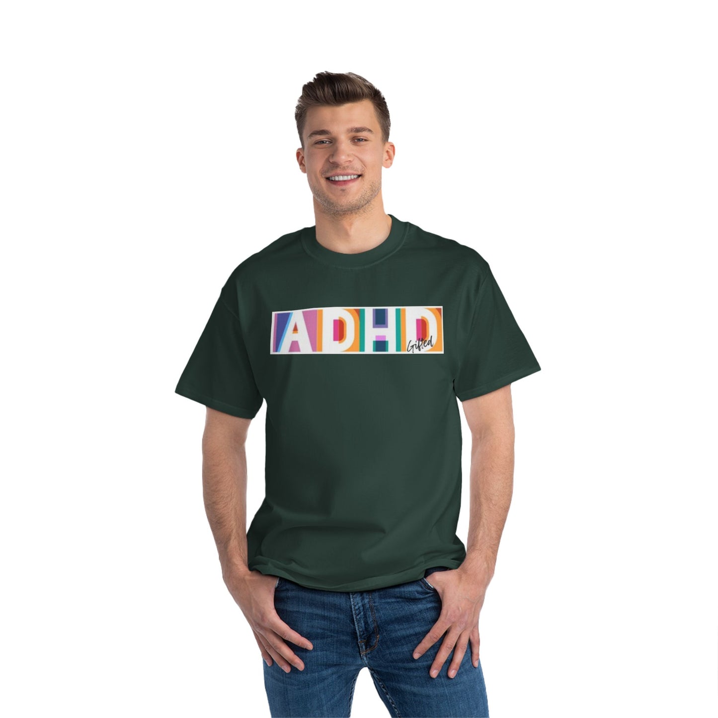 ADHD Gifted - S - 6XL - Short-Sleeve T-Shirt, Rainbow Shirt, Pride Apparel, Equality Tee, Summer Fashion, Gift for Activists