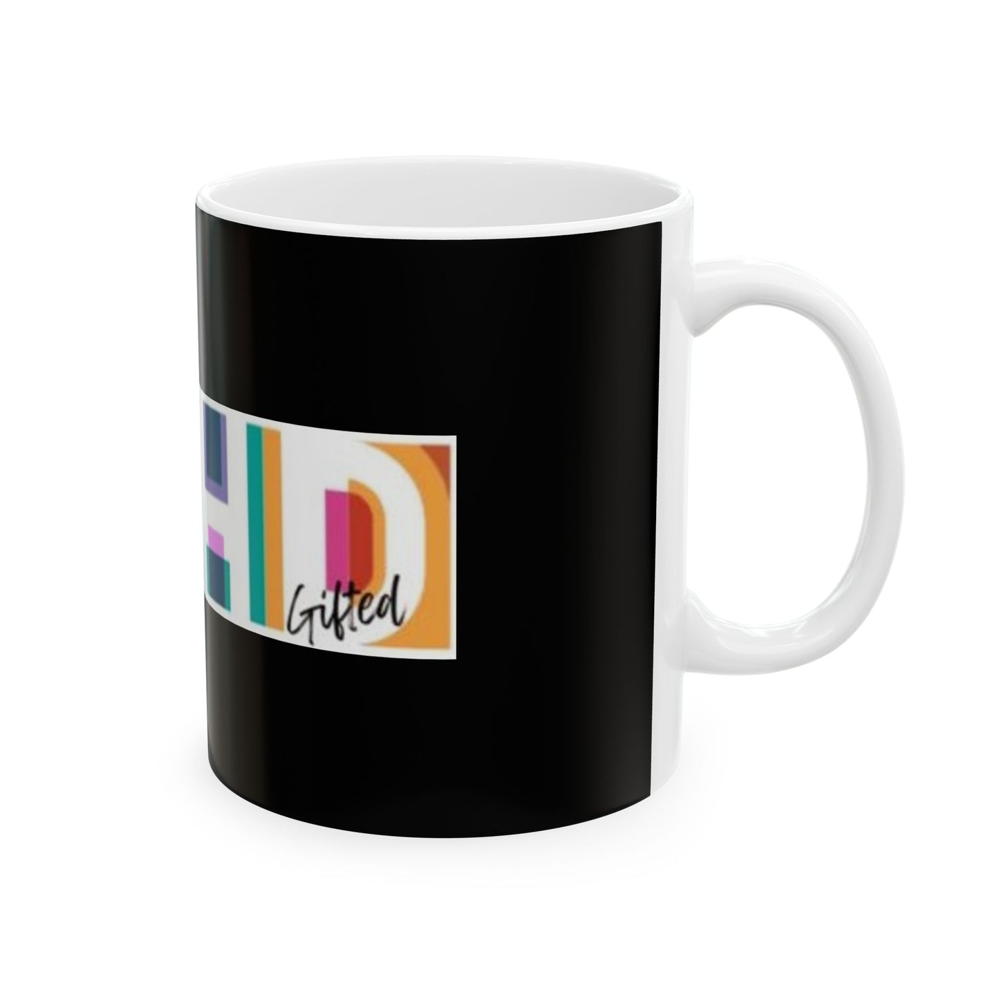 ADHD Gifted Pride Ceramic Mug, (11oz, 15oz)