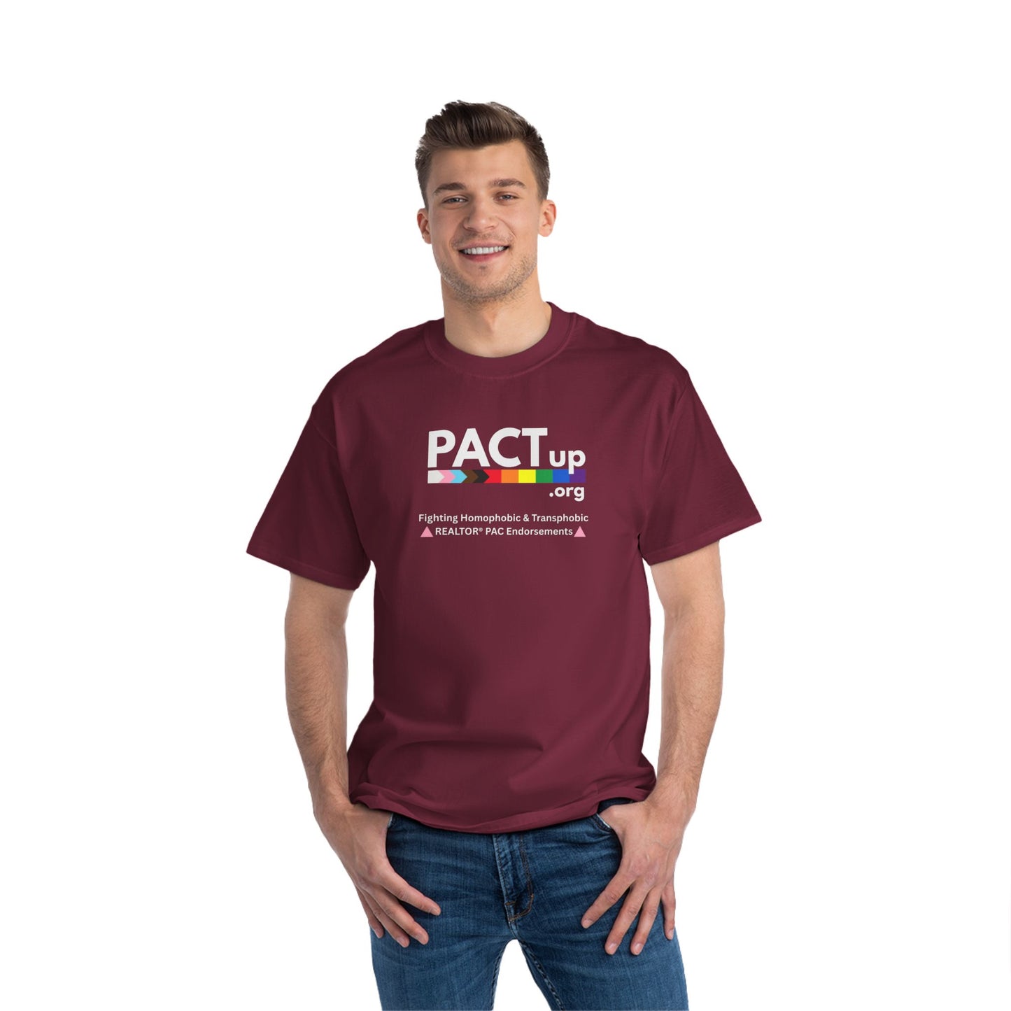 PACT Up - S - 6XL - LGBTQ+ Short-Sleeve T-Shirt, Rainbow Shirt, Pride Apparel, Equality Tee, Summer Fashion, Gift for Activists