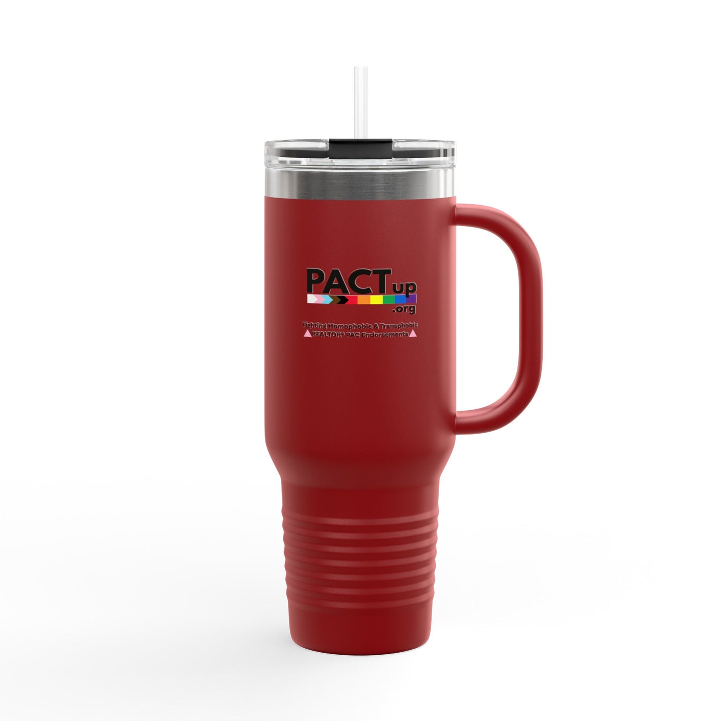 PACT Up - LGBTQ PRIDE - 40oz Insulated Travel Mug - Perfect for Pride and Everyday Use