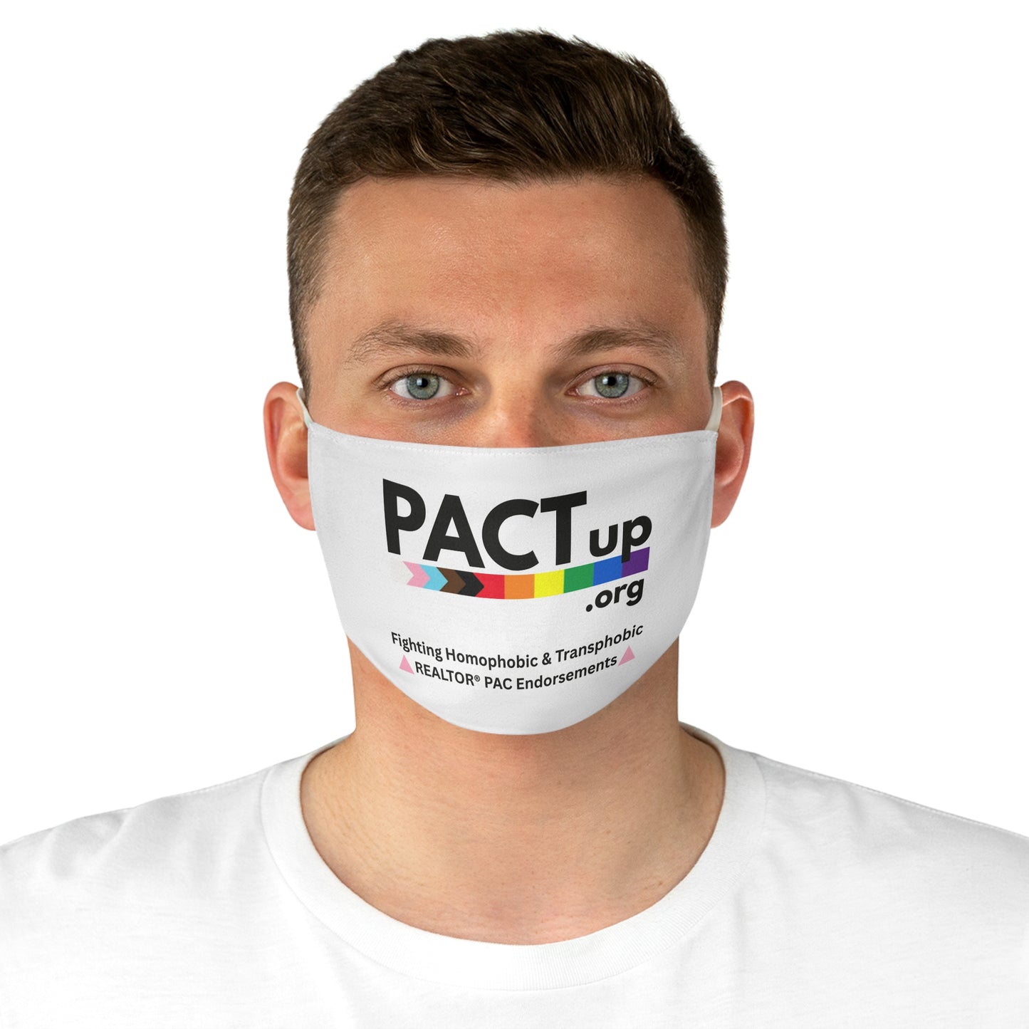 PACT Up - LGBTQ- Pride Fabric Face Mask