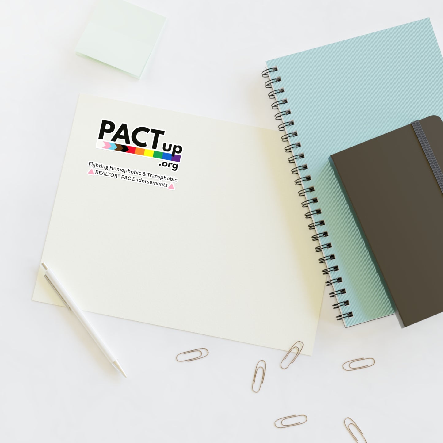 PACT UP - Proud Sticker Sheet - LGBTQ+ Pride Stickers for Self-Expression