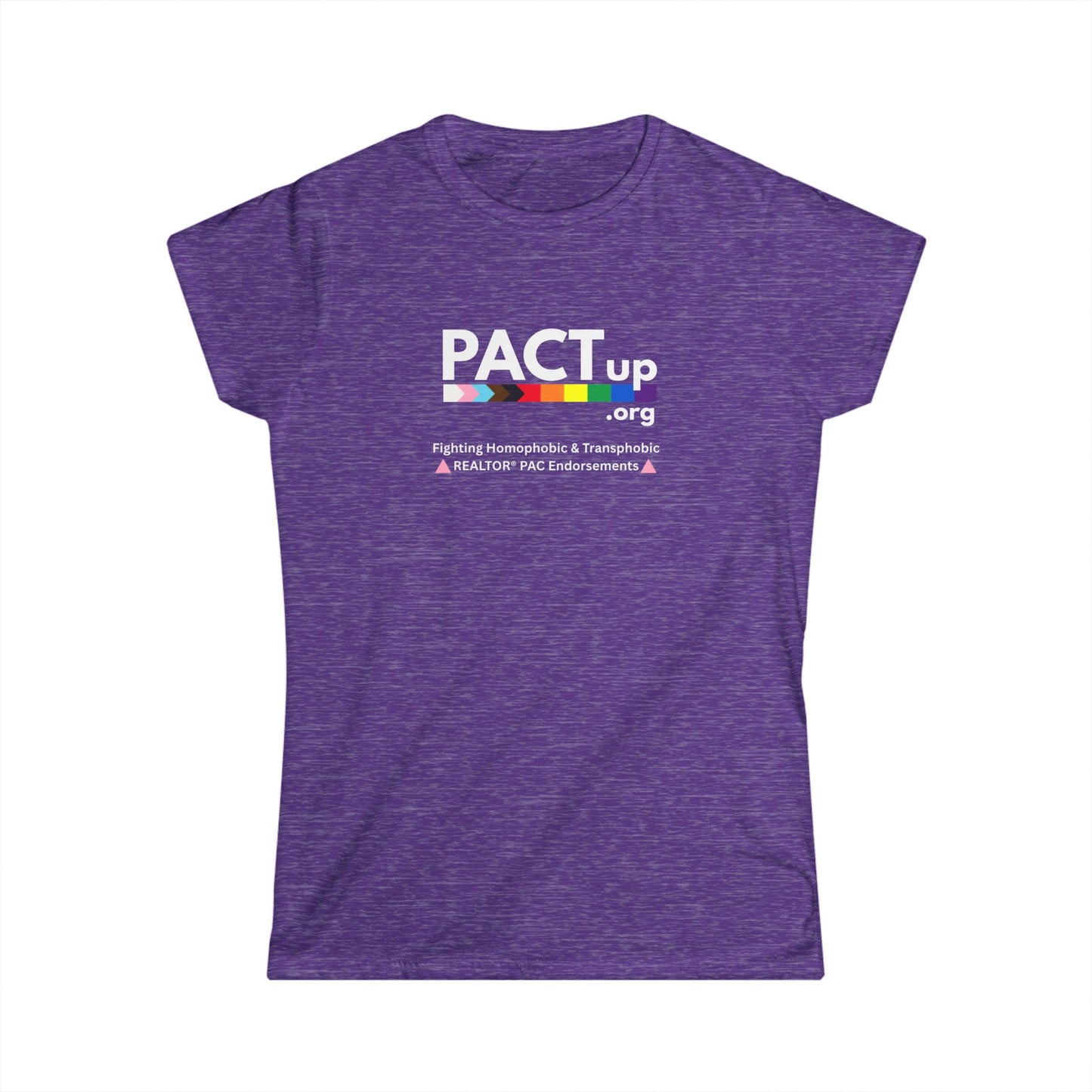 PACT Up - LGBTQ PRIDE - Women's Softstyle Tee