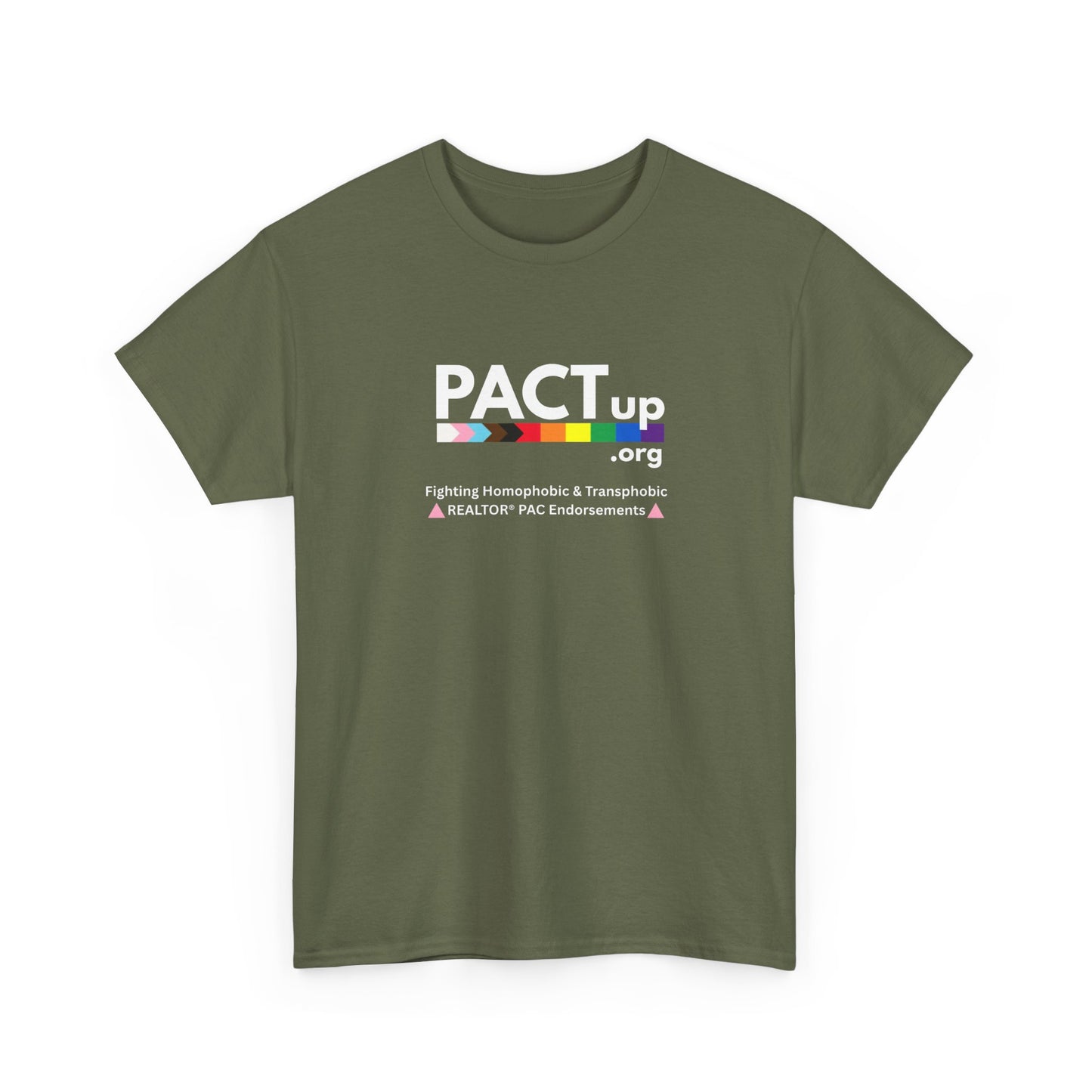 PACT UP - LGBTQ PRIDE - Unisex Heavy Cotton Tee