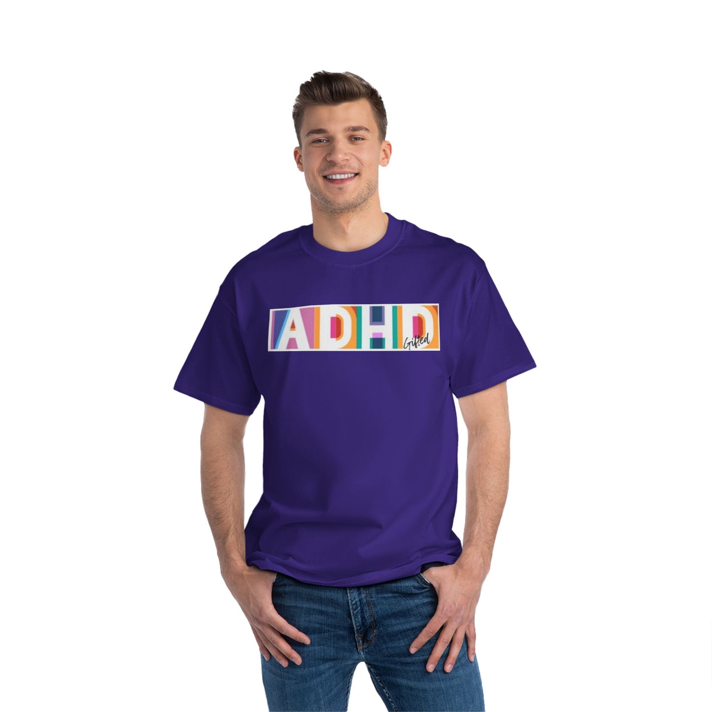ADHD Gifted - S - 6XL - Short-Sleeve T-Shirt, Rainbow Shirt, Pride Apparel, Equality Tee, Summer Fashion, Gift for Activists
