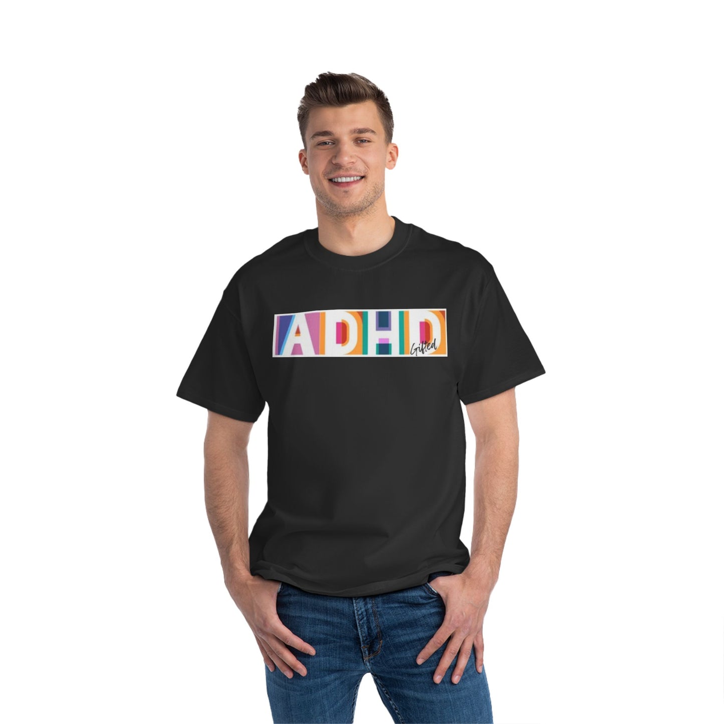 ADHD Gifted - S - 6XL - Short-Sleeve T-Shirt, Rainbow Shirt, Pride Apparel, Equality Tee, Summer Fashion, Gift for Activists