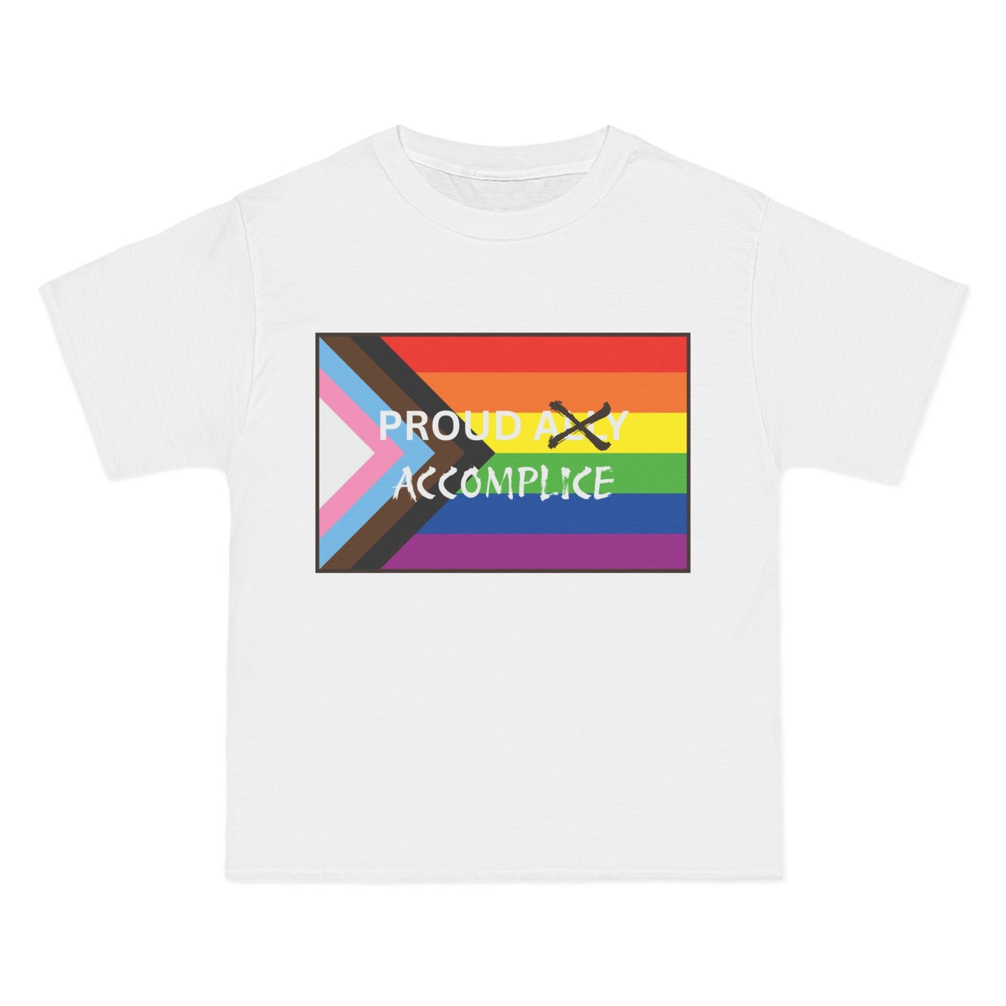 S - 6XL - Proud Accomplice LGBTQ+ Short-Sleeve T-Shirt, Rainbow Shirt, Pride Apparel, Equality Tee, Summer Fashion, Gift for Activists