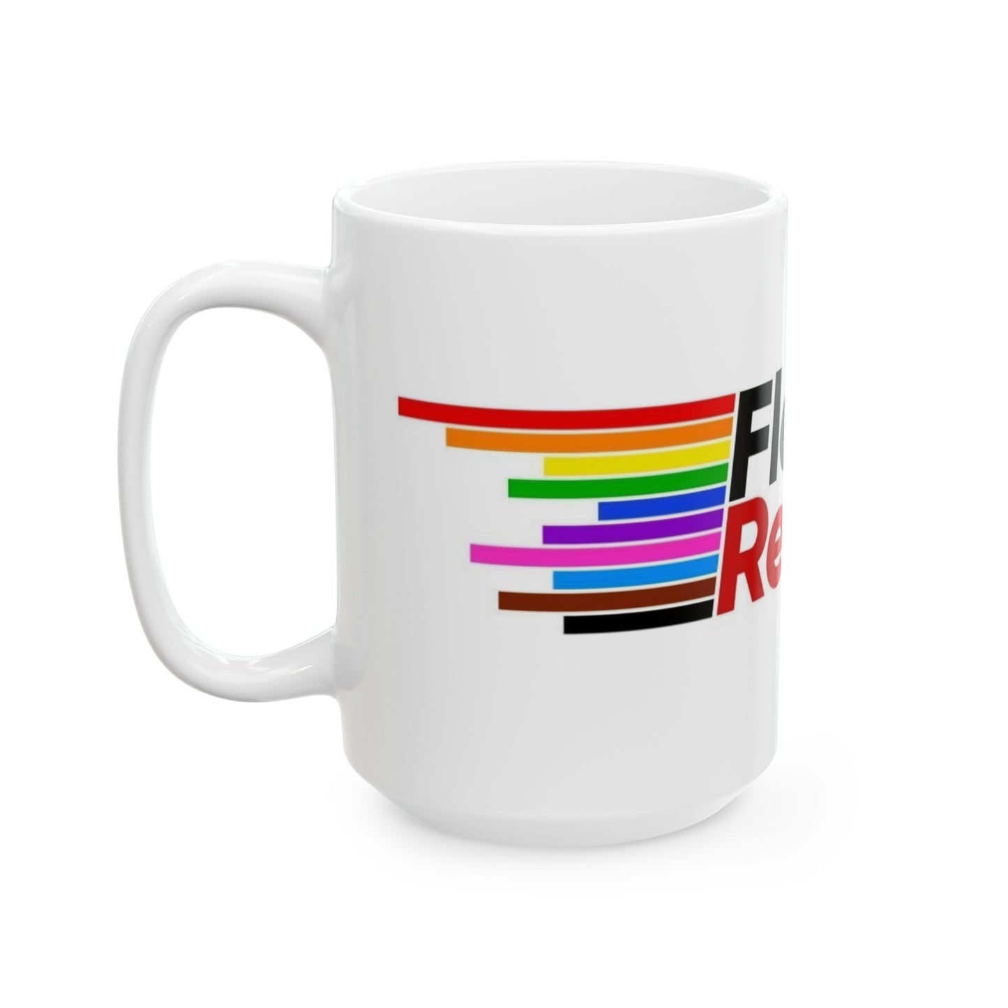 Flee Red States -LGBTQ Pride Ceramic Mug, (11oz, 15oz)