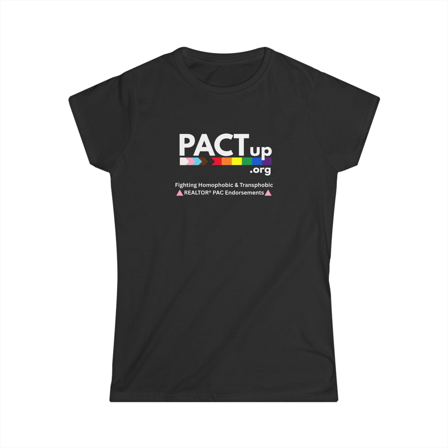 Copy of PACT Up - LGBTQ PRIDE - Women's Softstyle Tee