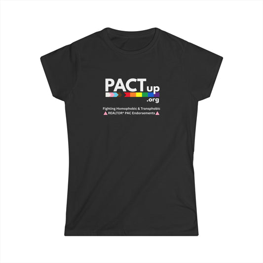 Copy of PACT Up - LGBTQ PRIDE - Women's Softstyle Tee