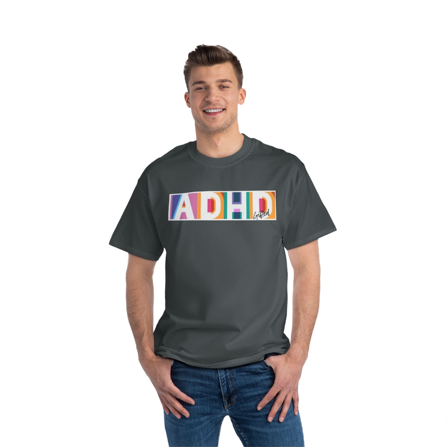 ADHD Gifted -  S - 6XL - Short-Sleeve T-Shirt, Rainbow Shirt, Pride Apparel, Equality Tee, Summer Fashion, Gift for Activists