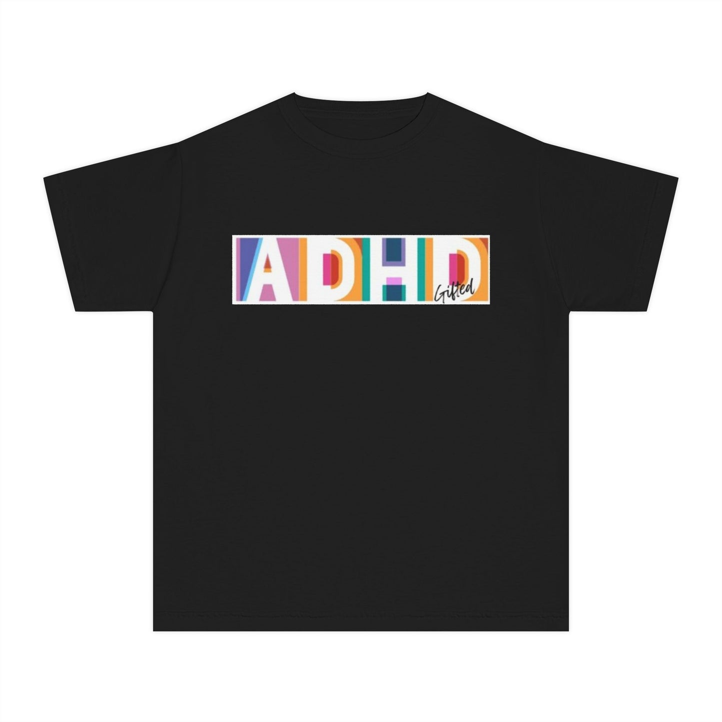 Colorful ADHD Awareness Youth Tee
