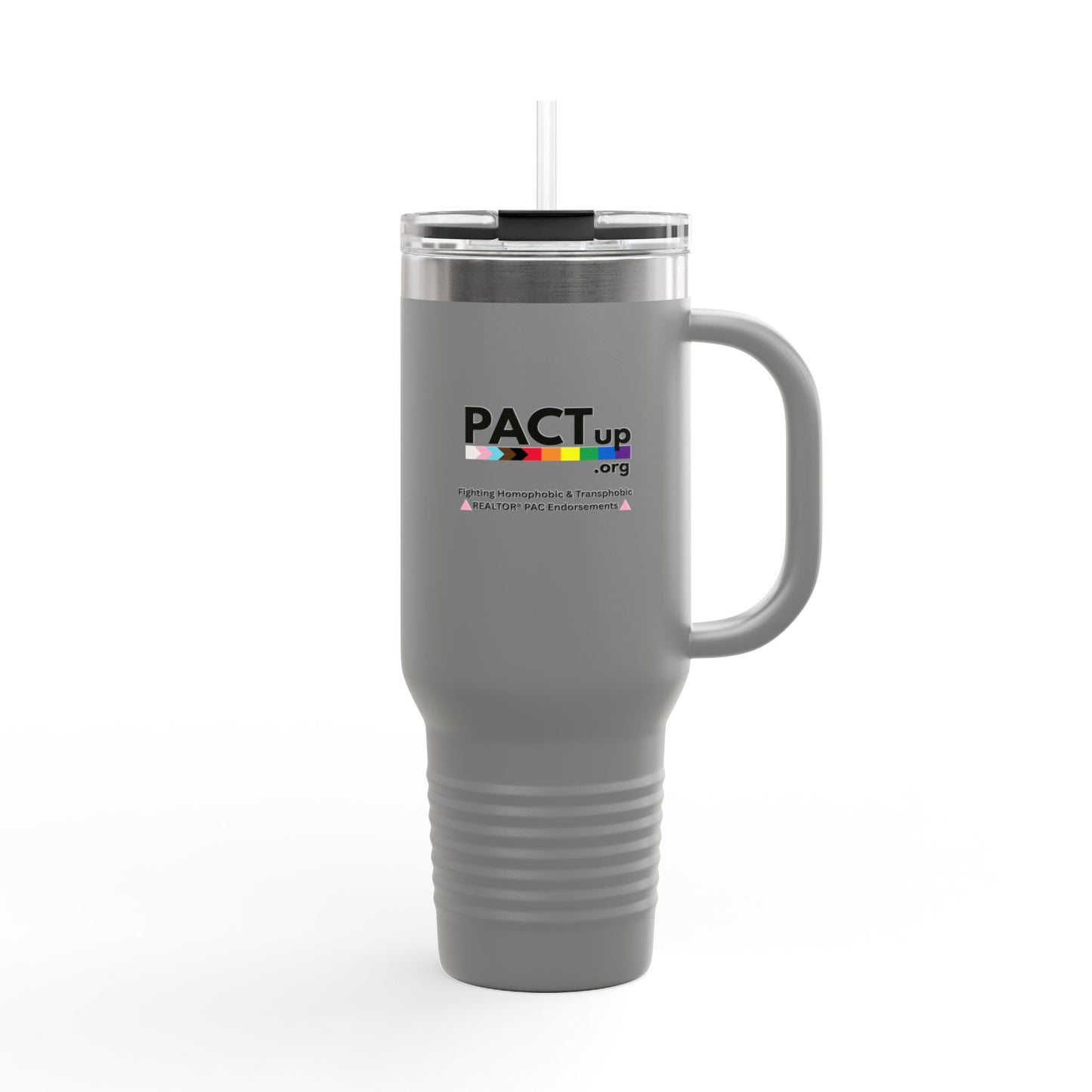 PACT Up -  LGBTQ PRIDE - 40oz Insulated Travel Mug - Perfect for Pride and Everyday Use