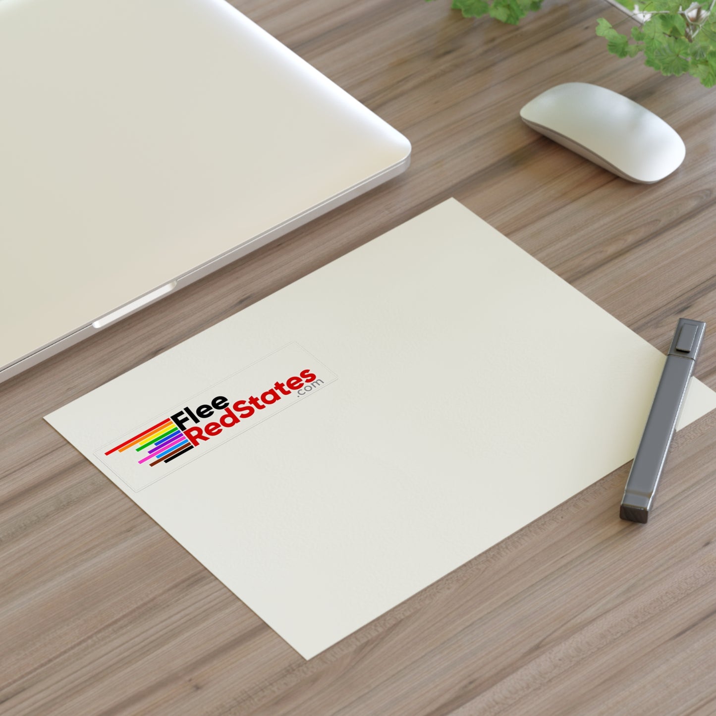 Flee Red States - Proud Sticker Sheet - LGBTQ+ Pride Stickers for Self-Expression