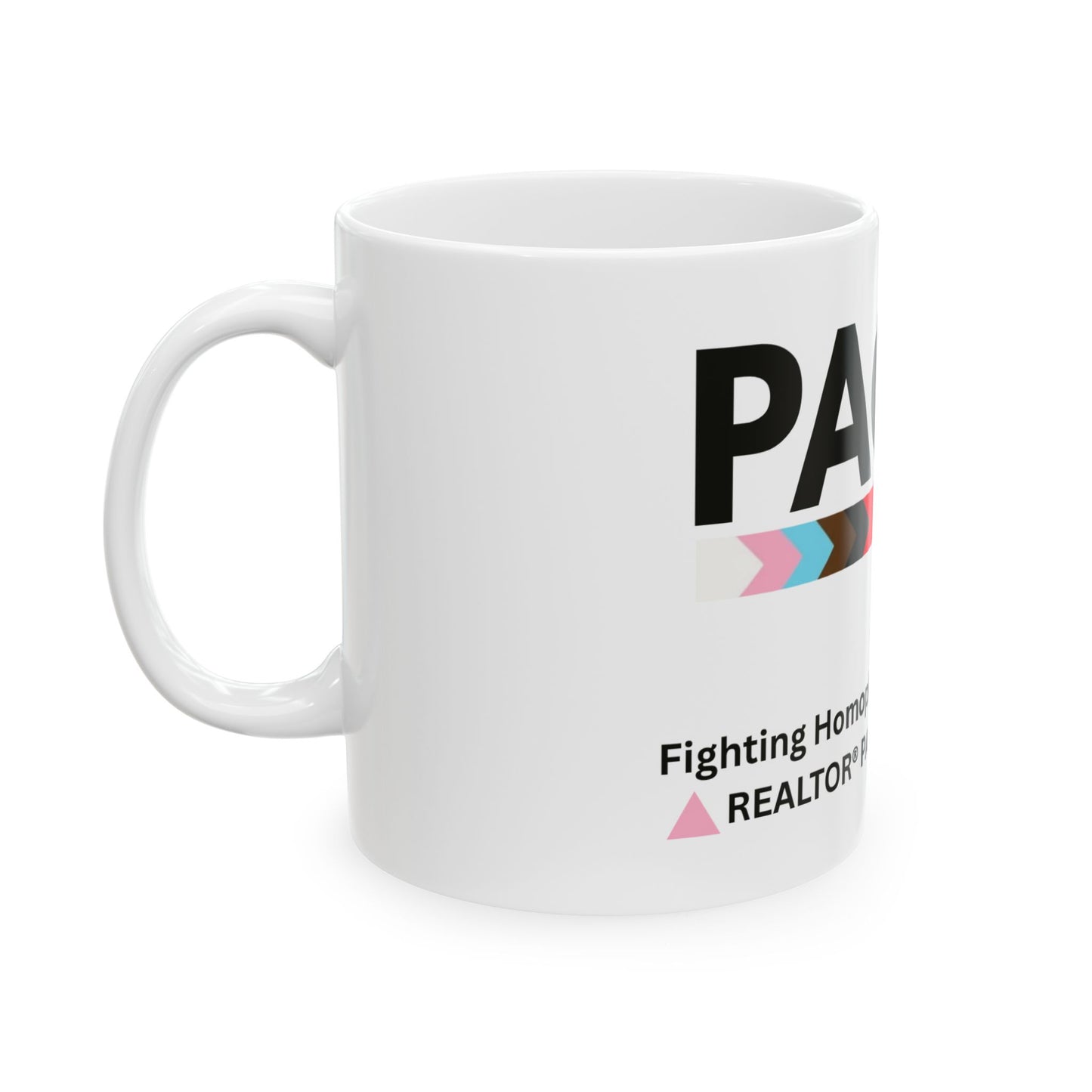 PACT UP -LGBTQ Pride Ceramic Mug, (11oz, 15oz)