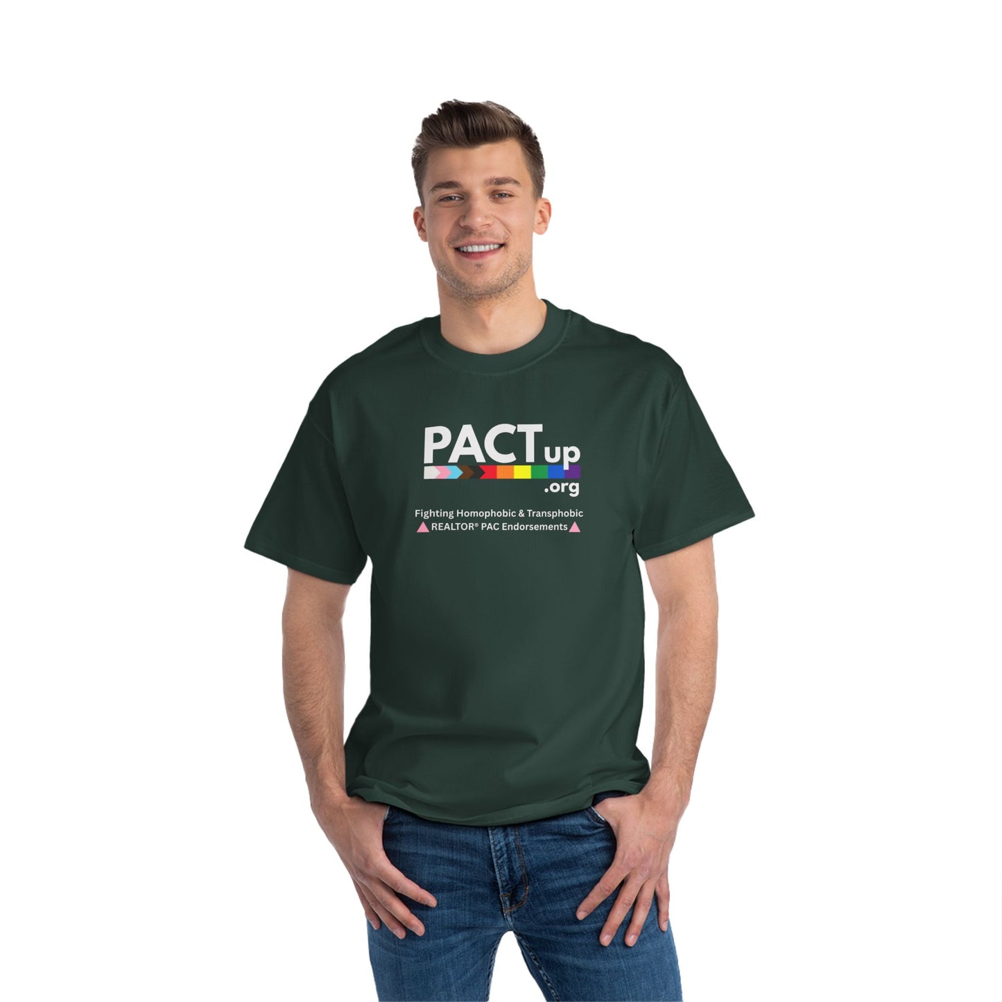 PACT Up -  S - 6XL -  LGBTQ+ Short-Sleeve T-Shirt, Rainbow Shirt, Pride Apparel, Equality Tee, Summer Fashion, Gift for Activists