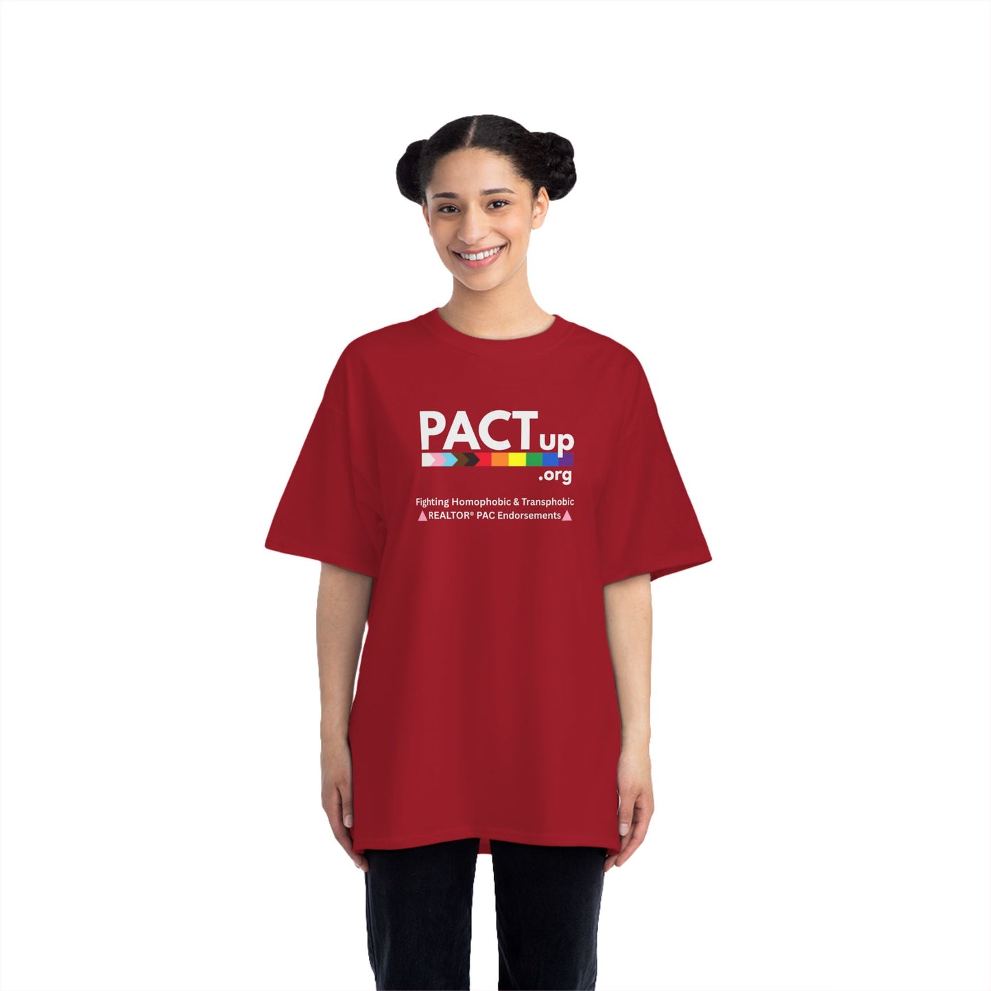 PACT Up -  S - 6XL -  LGBTQ+ Short-Sleeve T-Shirt, Rainbow Shirt, Pride Apparel, Equality Tee, Summer Fashion, Gift for Activists