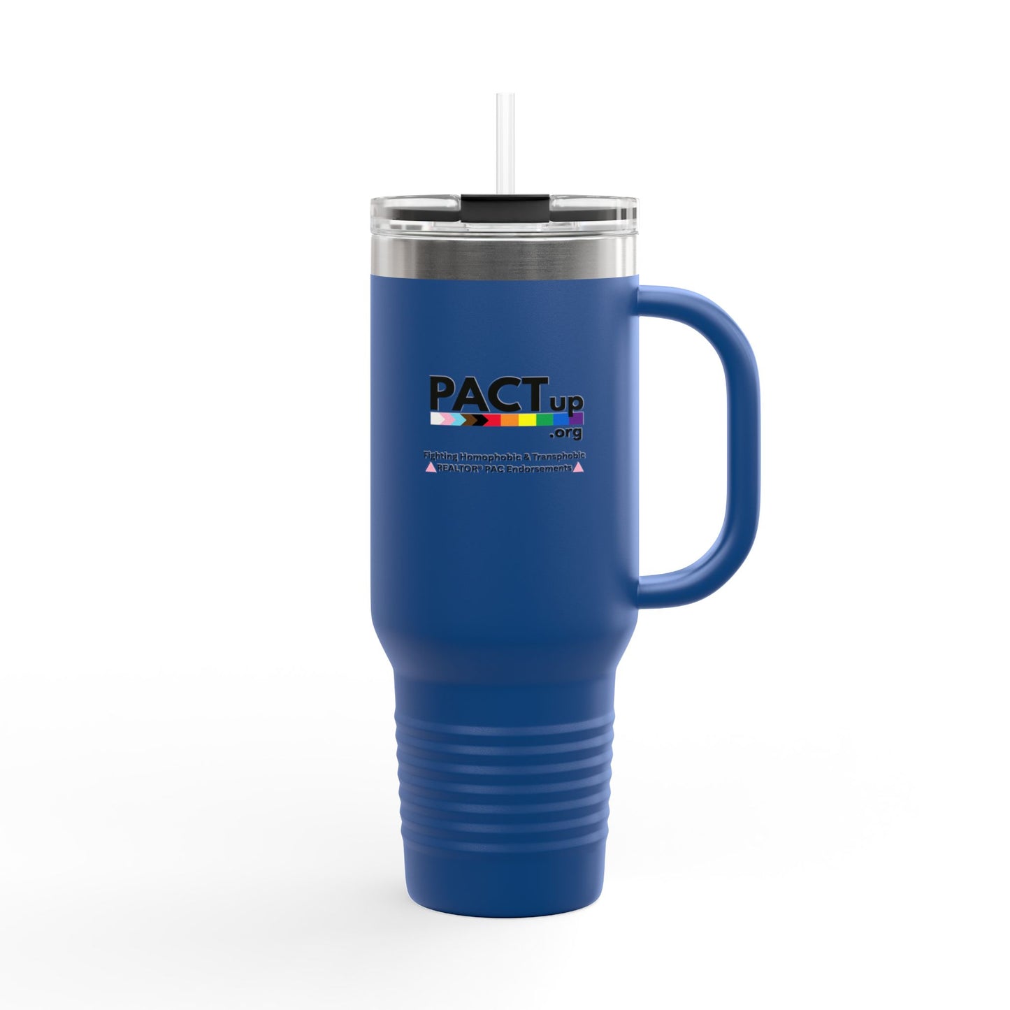 PACT Up -  LGBTQ PRIDE - 40oz Insulated Travel Mug - Perfect for Pride and Everyday Use