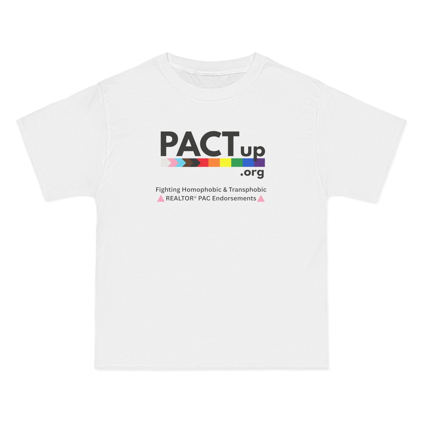 PACT Up -  S - 6XL -  LGBTQ+ Short-Sleeve T-Shirt, Rainbow Shirt, Pride Apparel, Equality Tee, Summer Fashion, Gift for Activists
