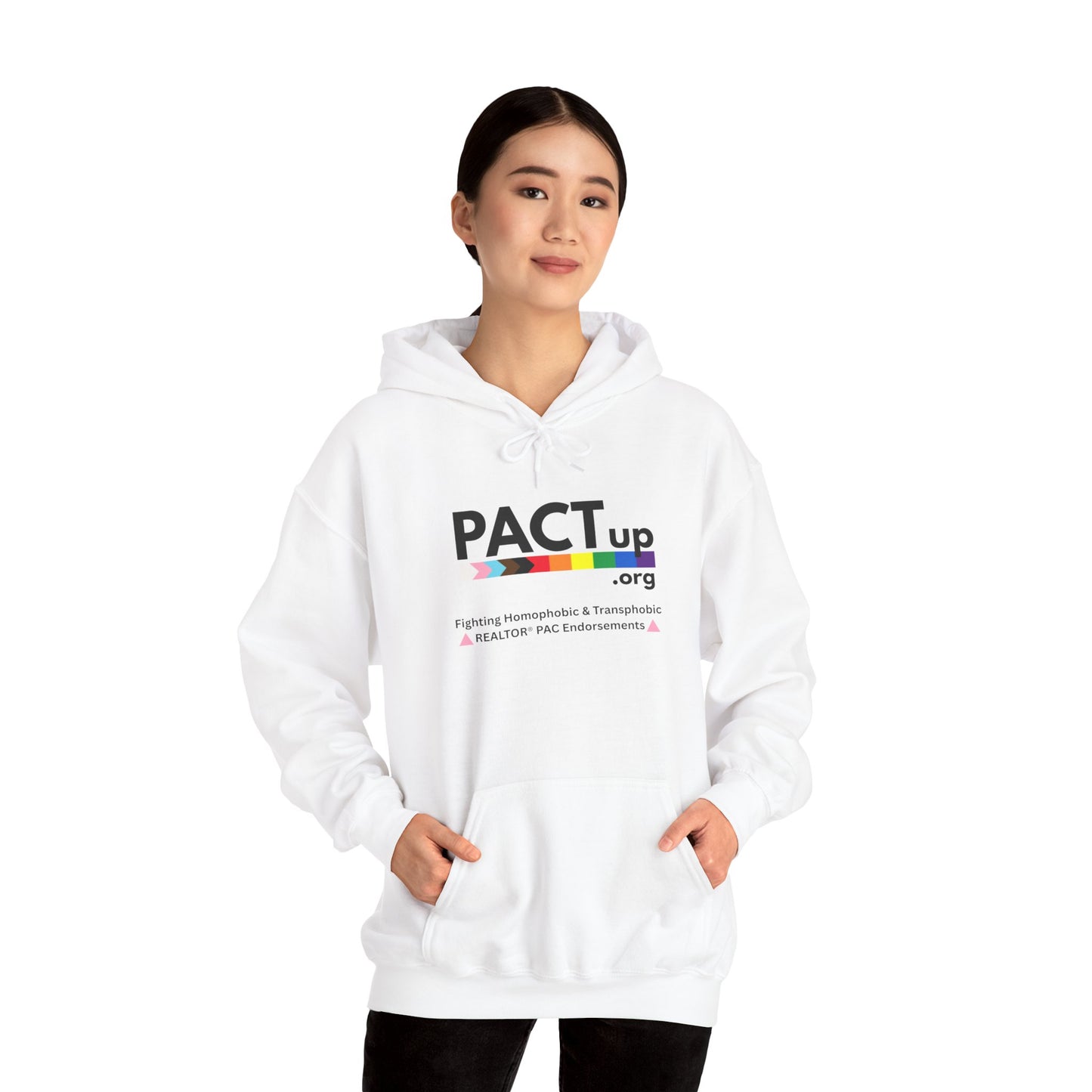 PACT UP - PRIDE Advocacy Tee, LGBTQ+  Hoodie | Unisex Comfortable Sweatshirt | Support LGBTQ+ Rights | Gender Equality Apparel | Perfect Gift for Allies