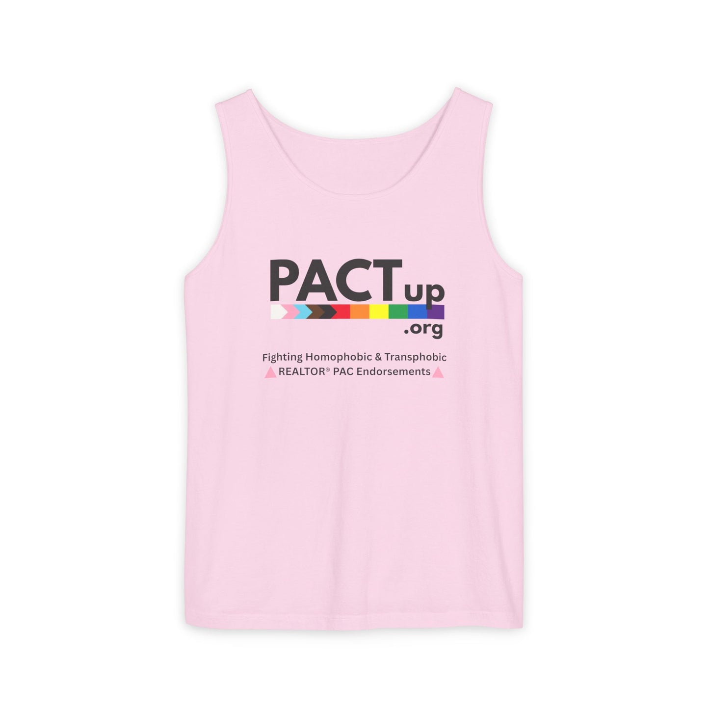 PACT Up - LGBTQ PRIDE - Unisex Garment-Dyed Tank Top