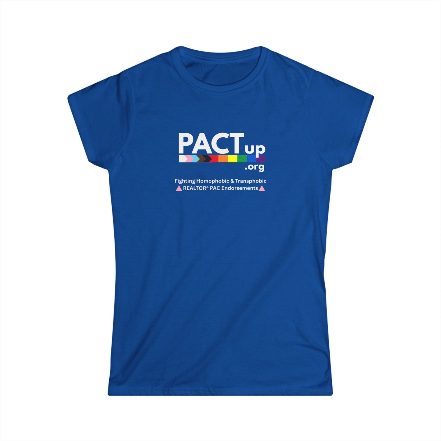 PACT Up - LGBTQ PRIDE - Women's Softstyle Tee