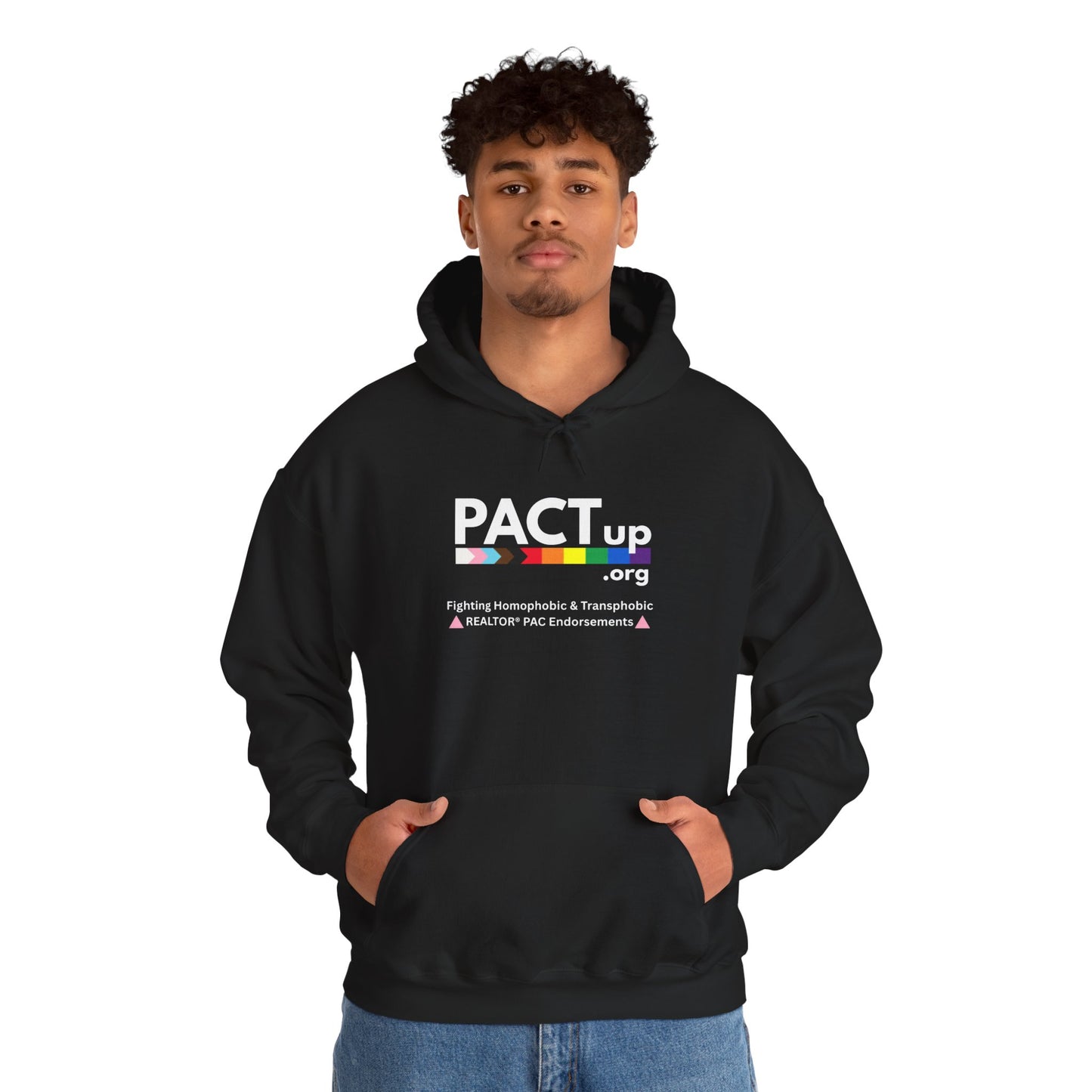 PACTup - Pride Advocacy , LGBTQ+Unisex Heavy Blend™ Hoodie, LGBTQ+ Support Sweatshirt, Comfortable Casual Wear, Perfect for Awareness Events, Gift for Allies [...]