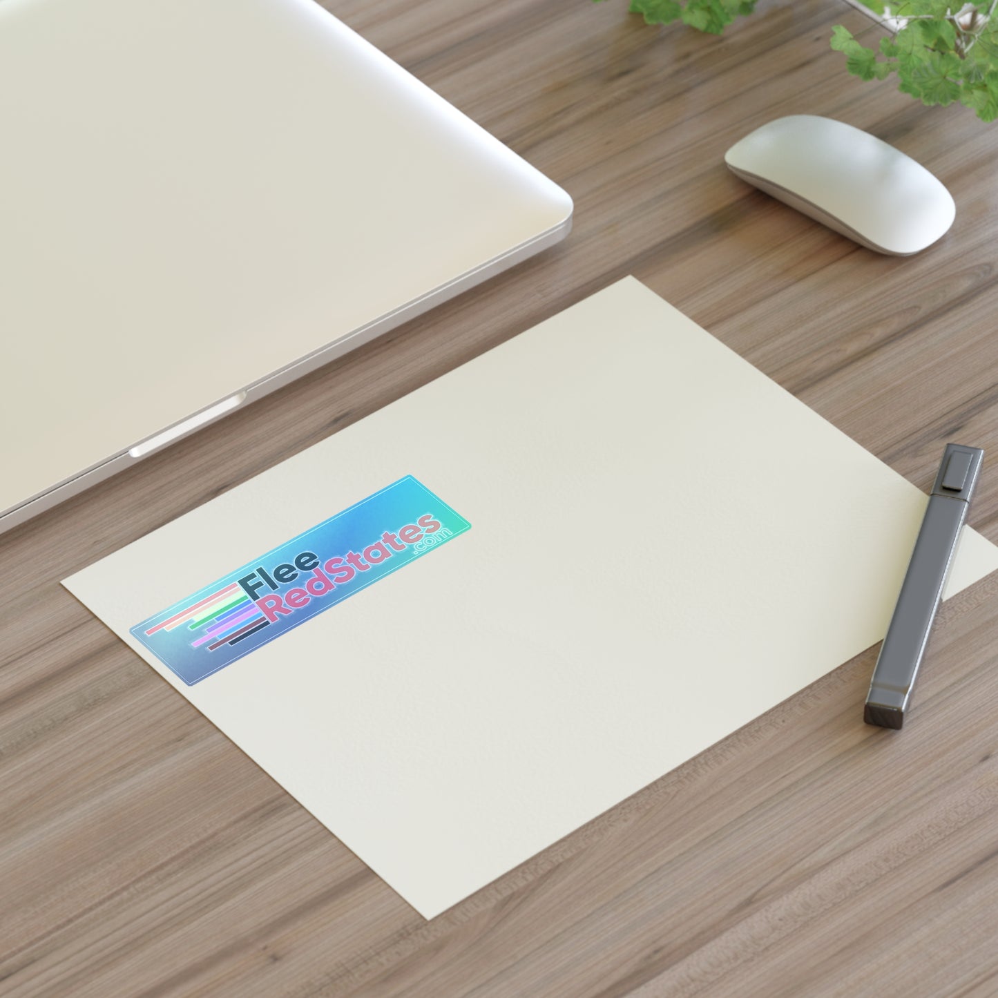 Flee Red States - Proud Sticker Sheet - LGBTQ+ Pride Stickers for Self-Expression