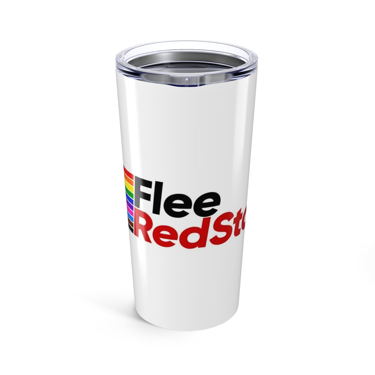 Flee Red States - LGBTQ - Pride 20oz Tumbler - Celebrate Love & Inclusivity