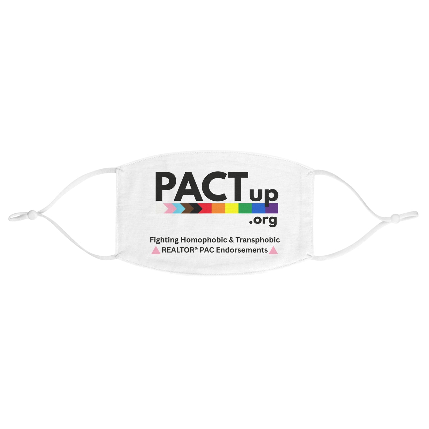 PACT Up -  LGBTQ- Pride Fabric Face Mask