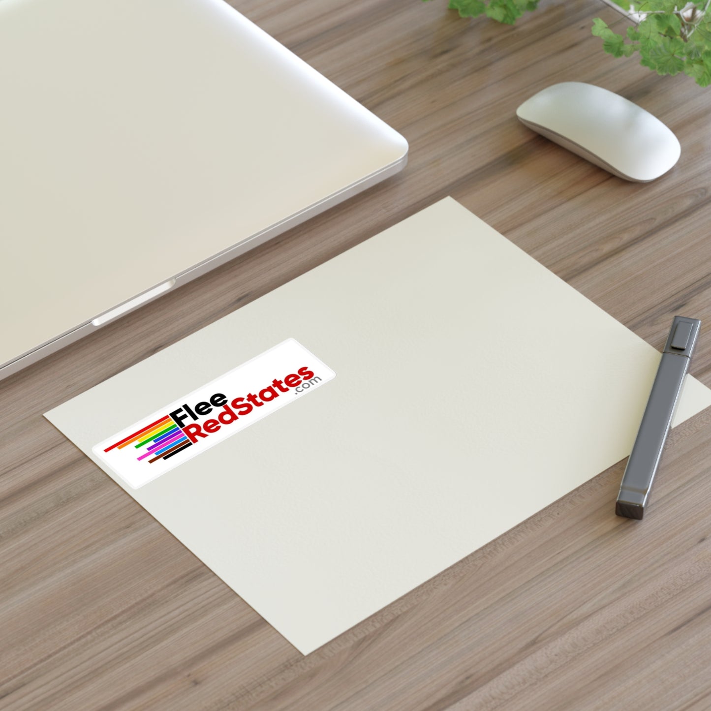 Flee Red States - Proud Sticker Sheet - LGBTQ+ Pride Stickers for Self-Expression