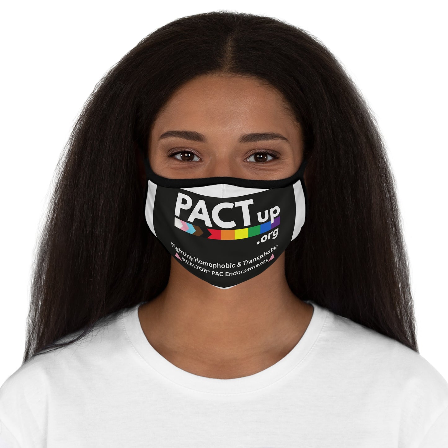 PACT UP -  LGBTQ+  Statement Face Mask - "Be An Ally Accomplice"