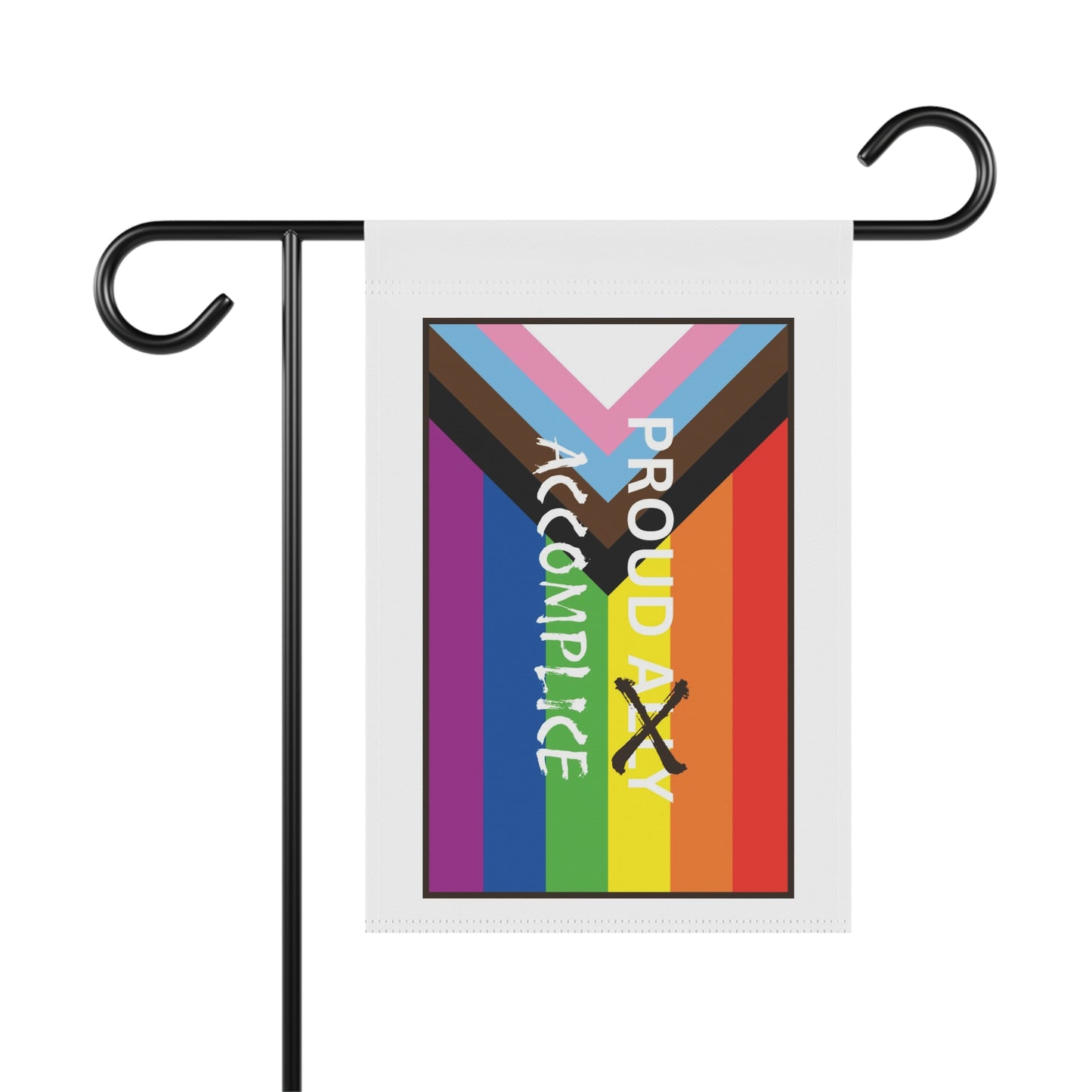 Pride Garden Banner - Celebrate Inclusion, LGBTQ+ Support, Rainbow Decor, Yard Sign, Home & Garden Decoration