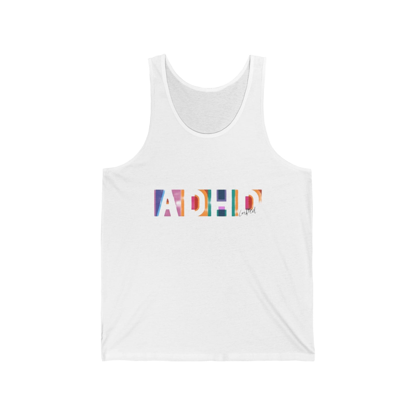 ADHD Gifted Unisex Jersey Tank