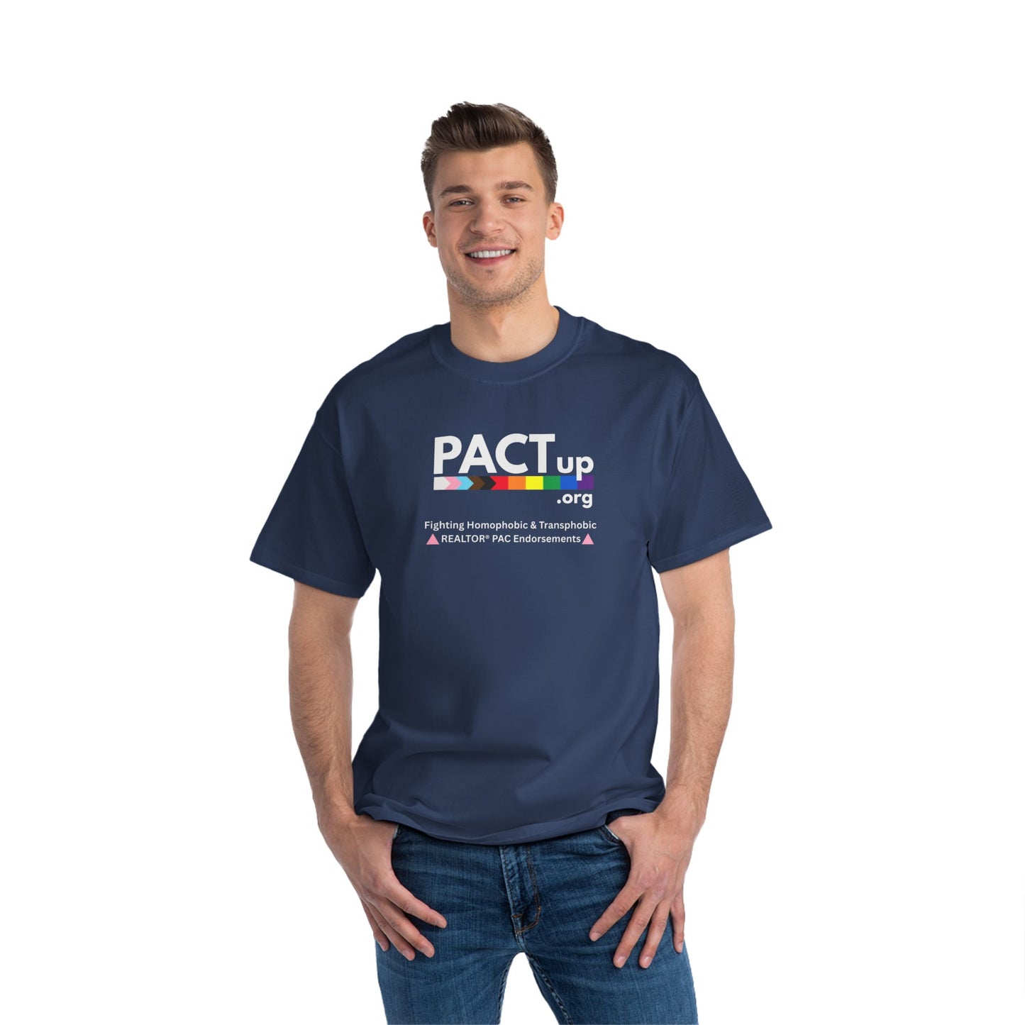 PACT Up -  S - 6XL -  LGBTQ+ Short-Sleeve T-Shirt, Rainbow Shirt, Pride Apparel, Equality Tee, Summer Fashion, Gift for Activists