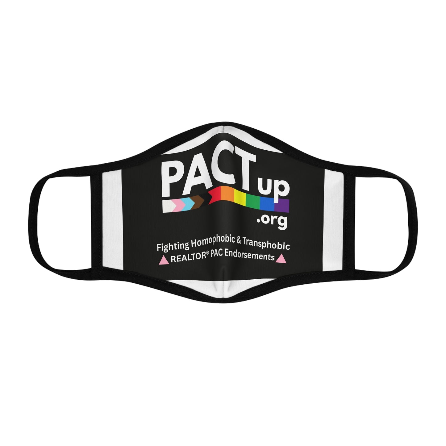 PACT UP -  LGBTQ+  Statement Face Mask - "Be An Ally Accomplice"